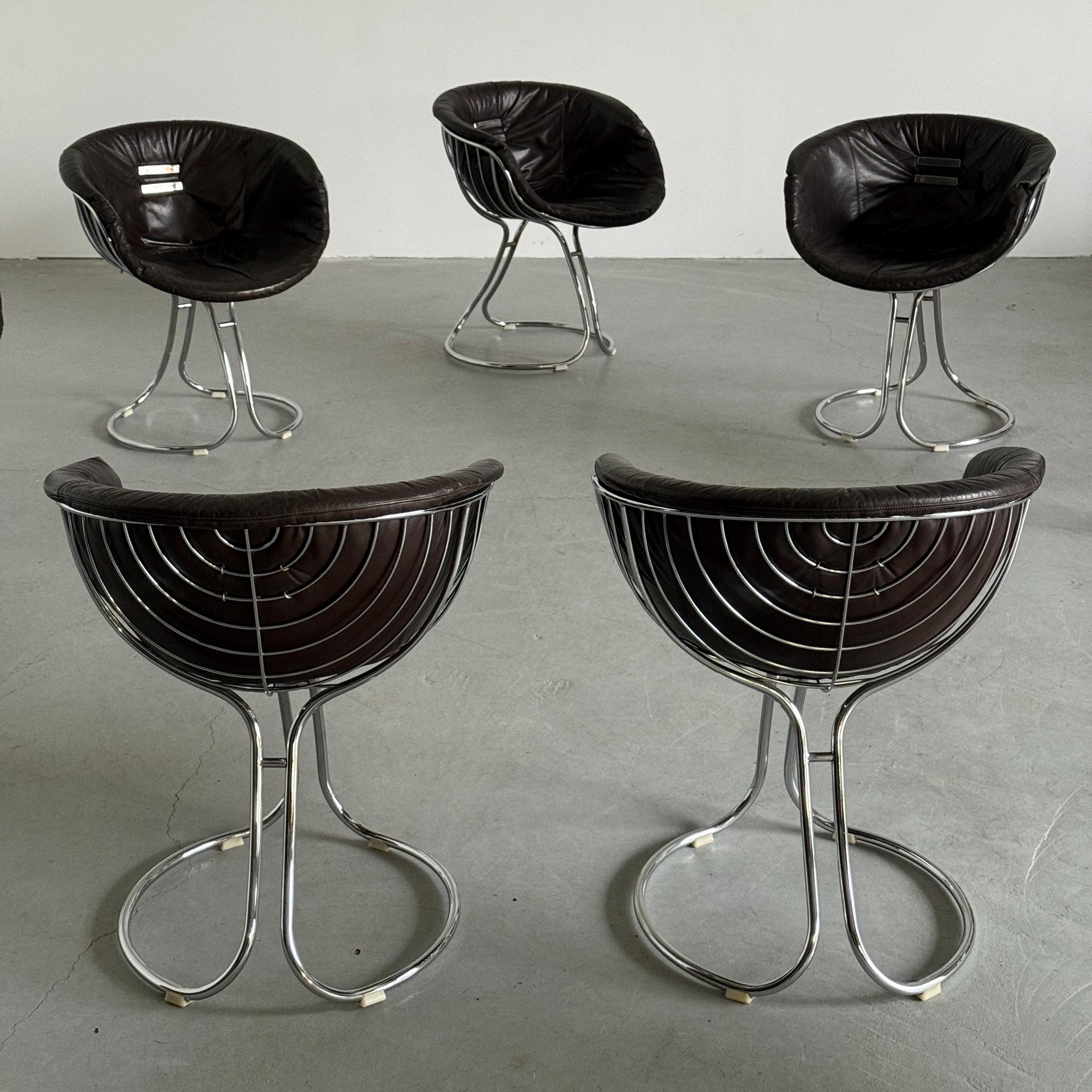 ‘Pan Am’ Armchairs by Gastone Rinaldi for Rima Padova