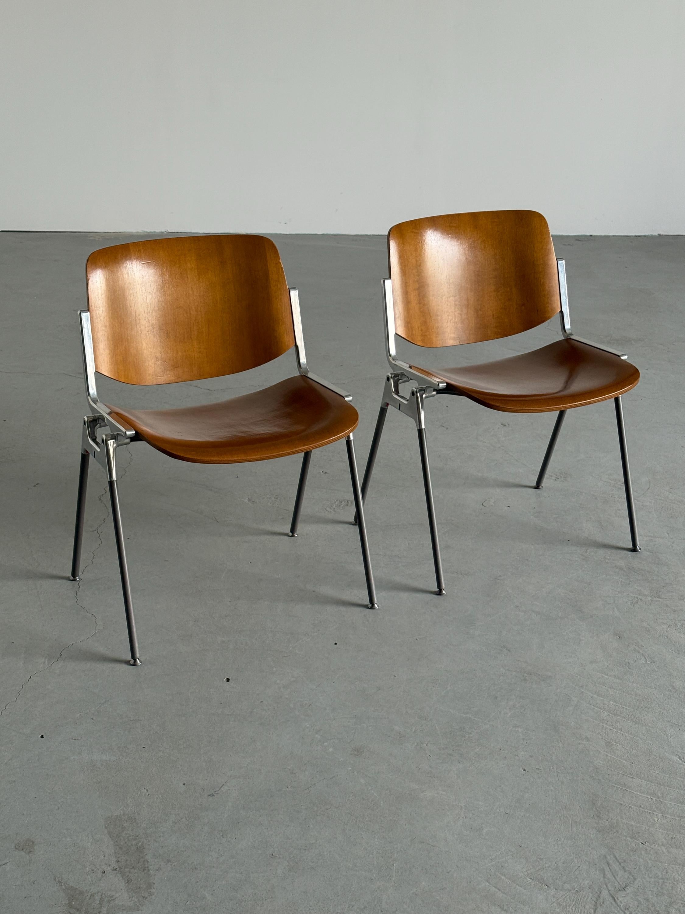 'DSC 106' Chairs by Giancarlo Piretti for Anonima Castelli