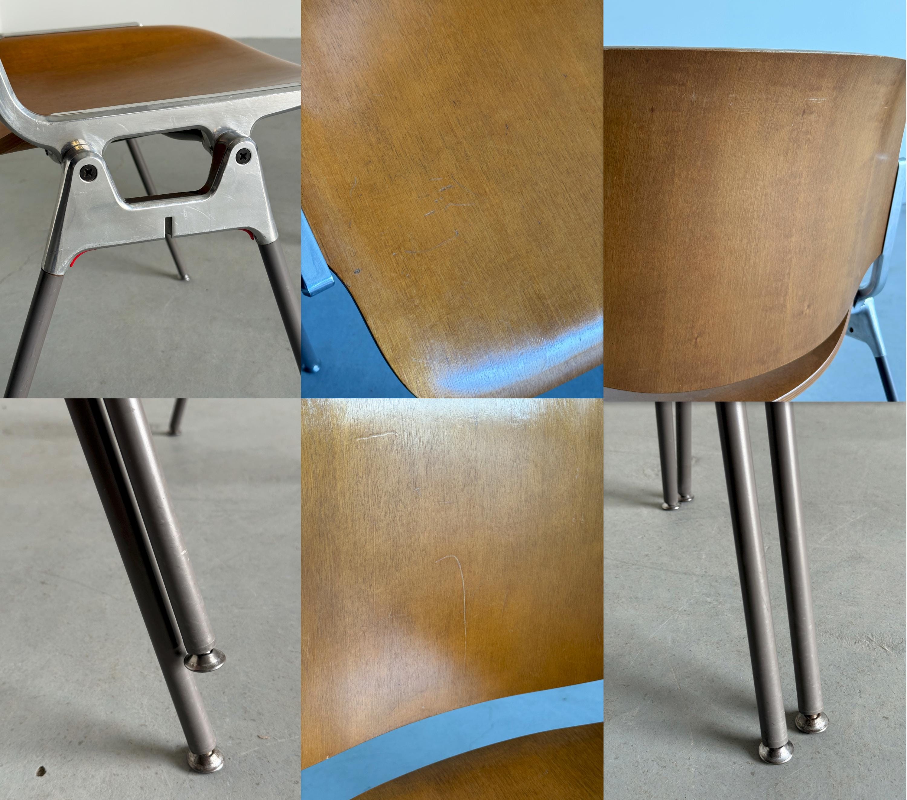 'DSC 106' Chairs by Giancarlo Piretti for Anonima Castelli