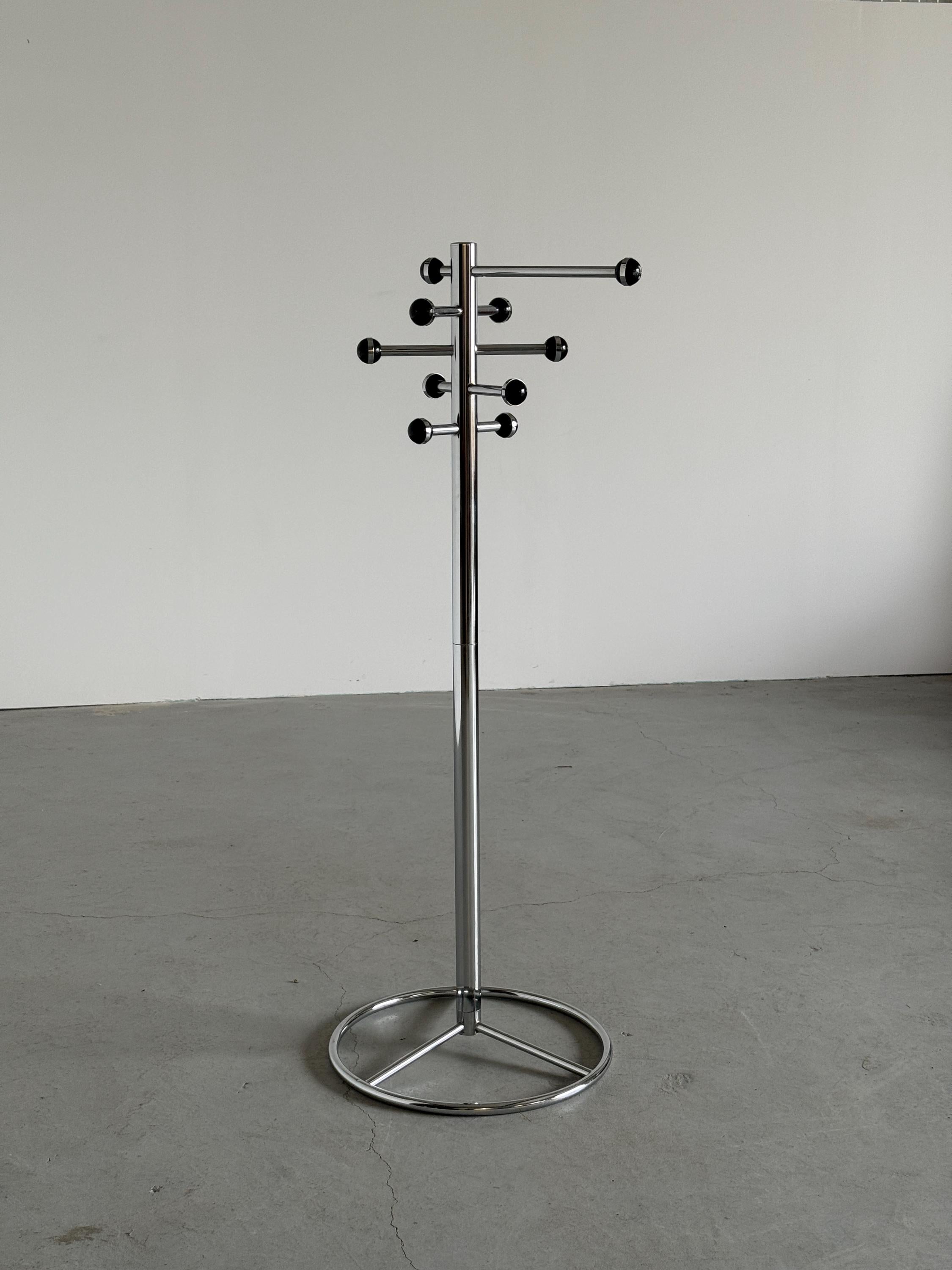 Space Age Chrome Coat Stand