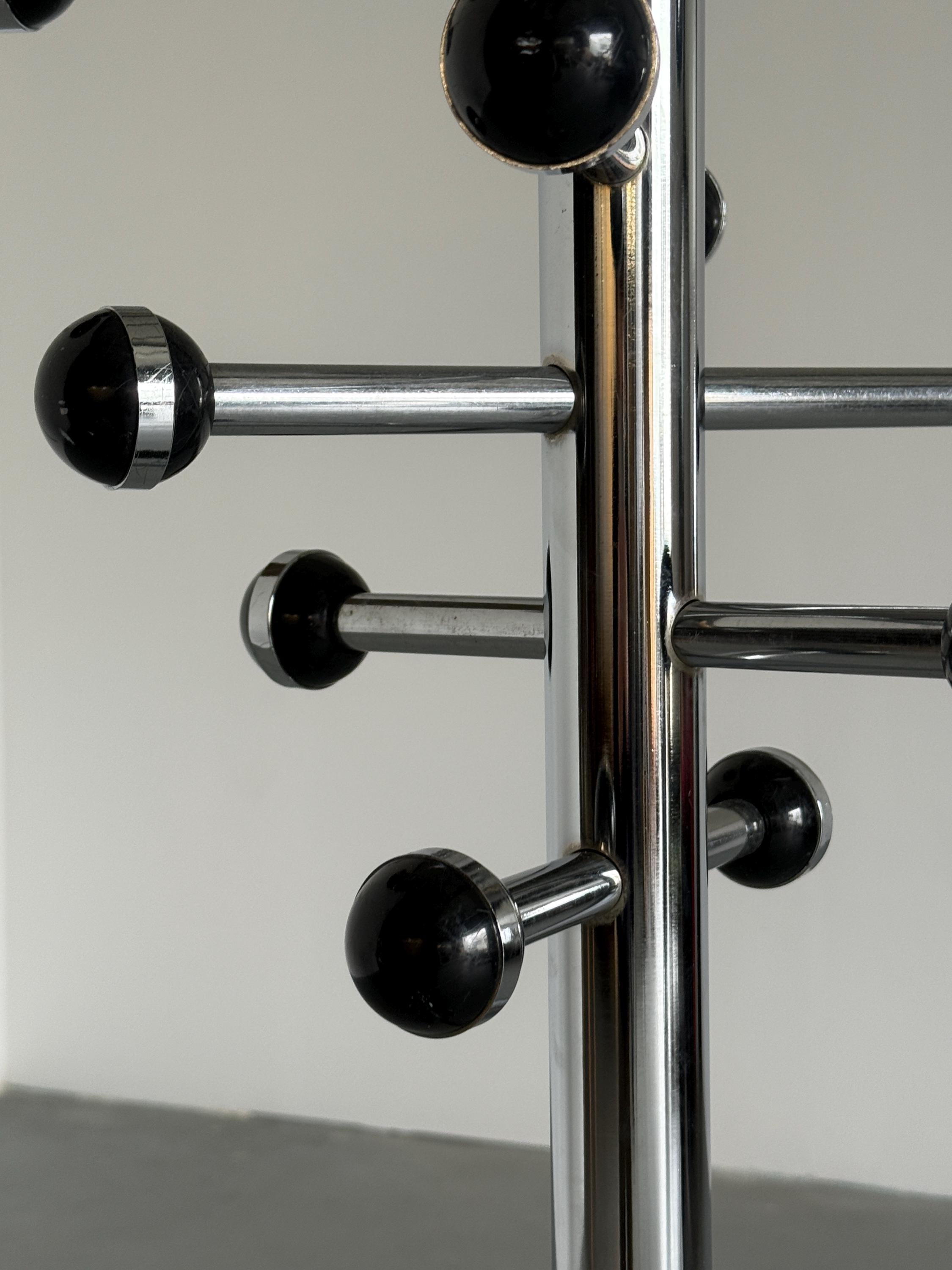 Space Age Chrome Coat Stand