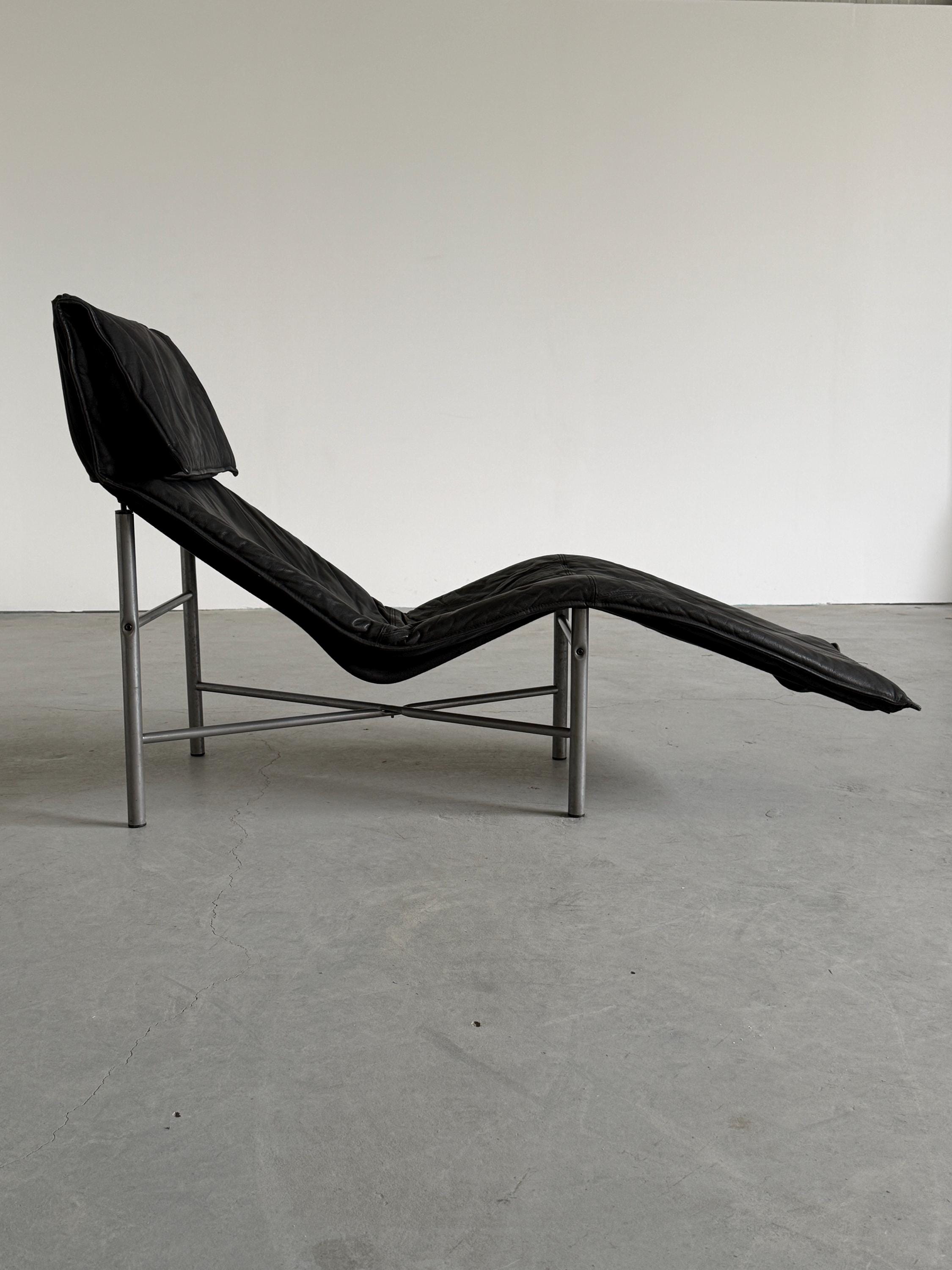 Leather Chaise Longue by Tord Björklund for Ikea