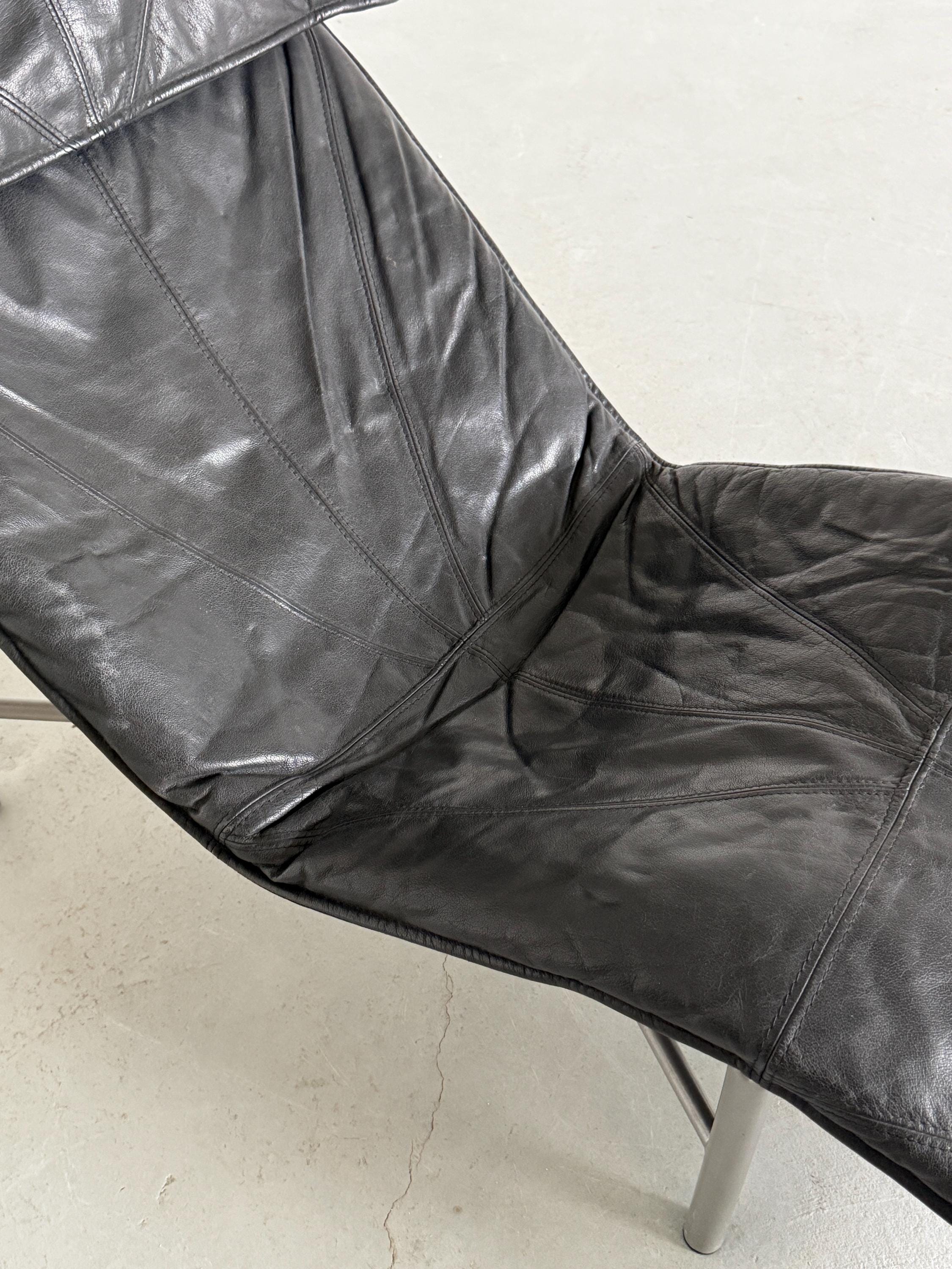 Leather Chaise Longue by Tord Björklund for Ikea