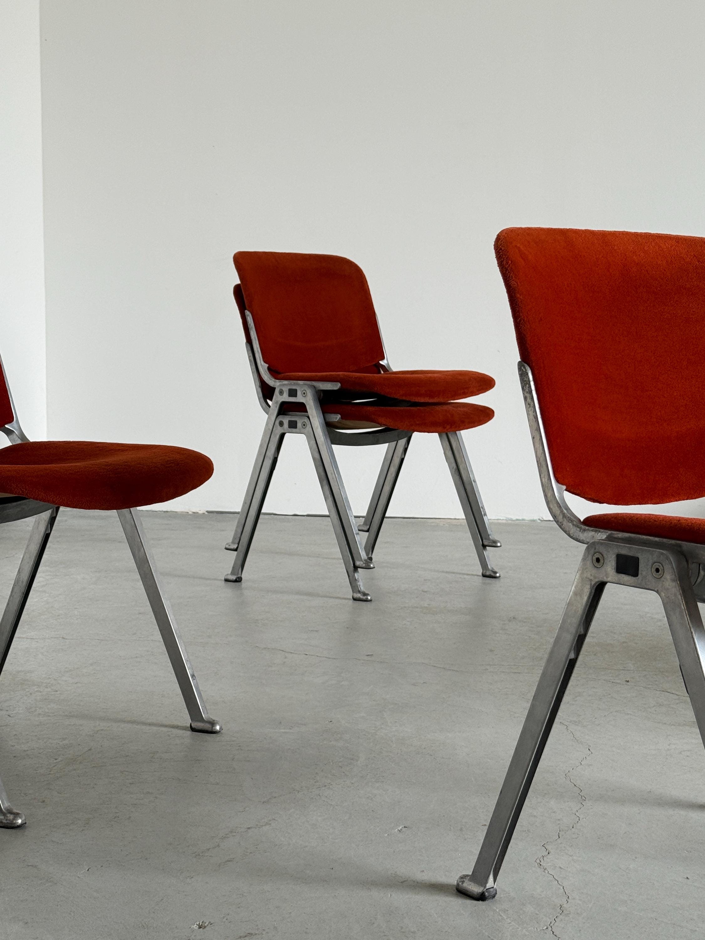 Industrial Aluminium Stackable Chairs