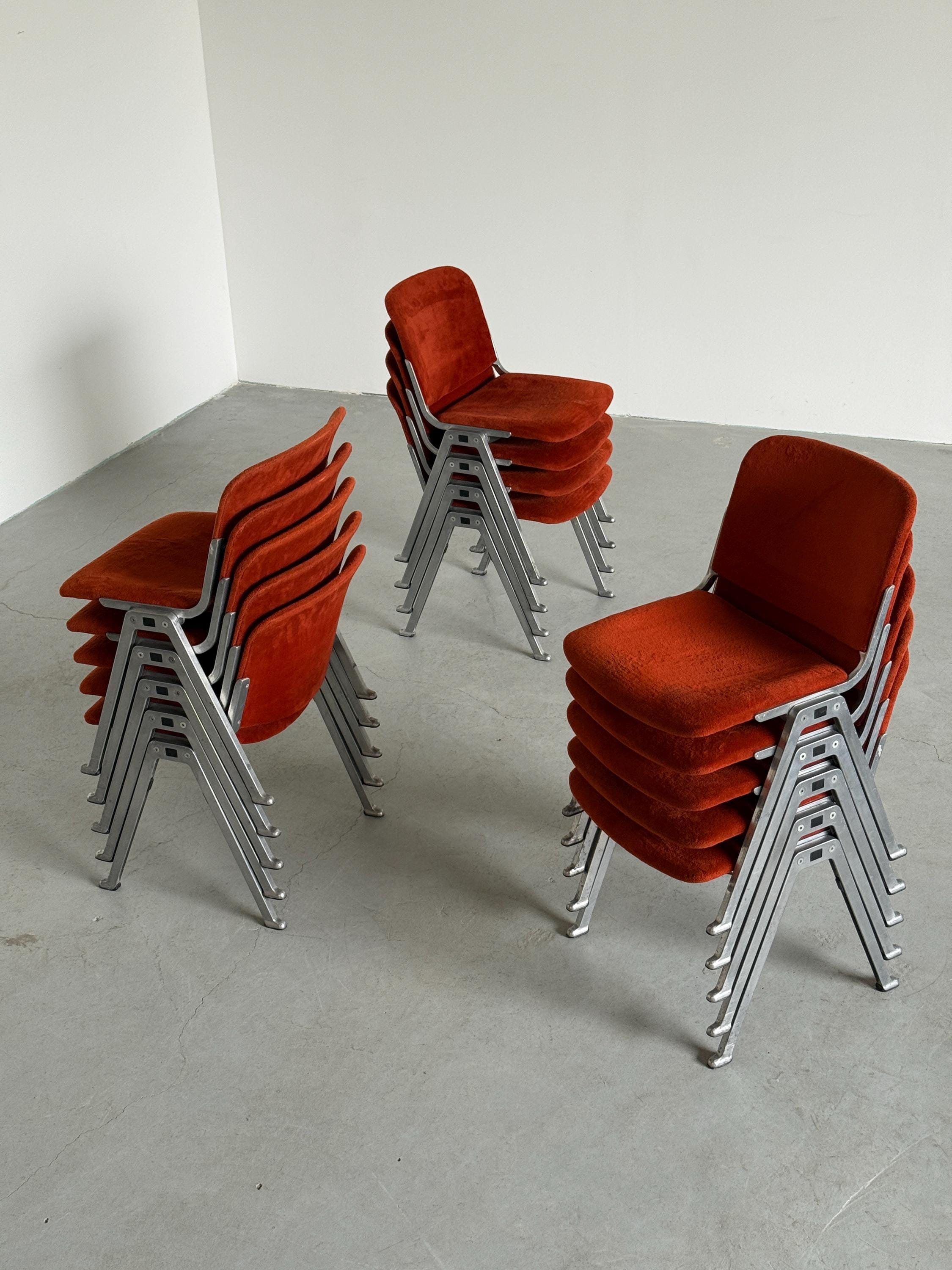 Industrial Aluminium Stackable Chairs