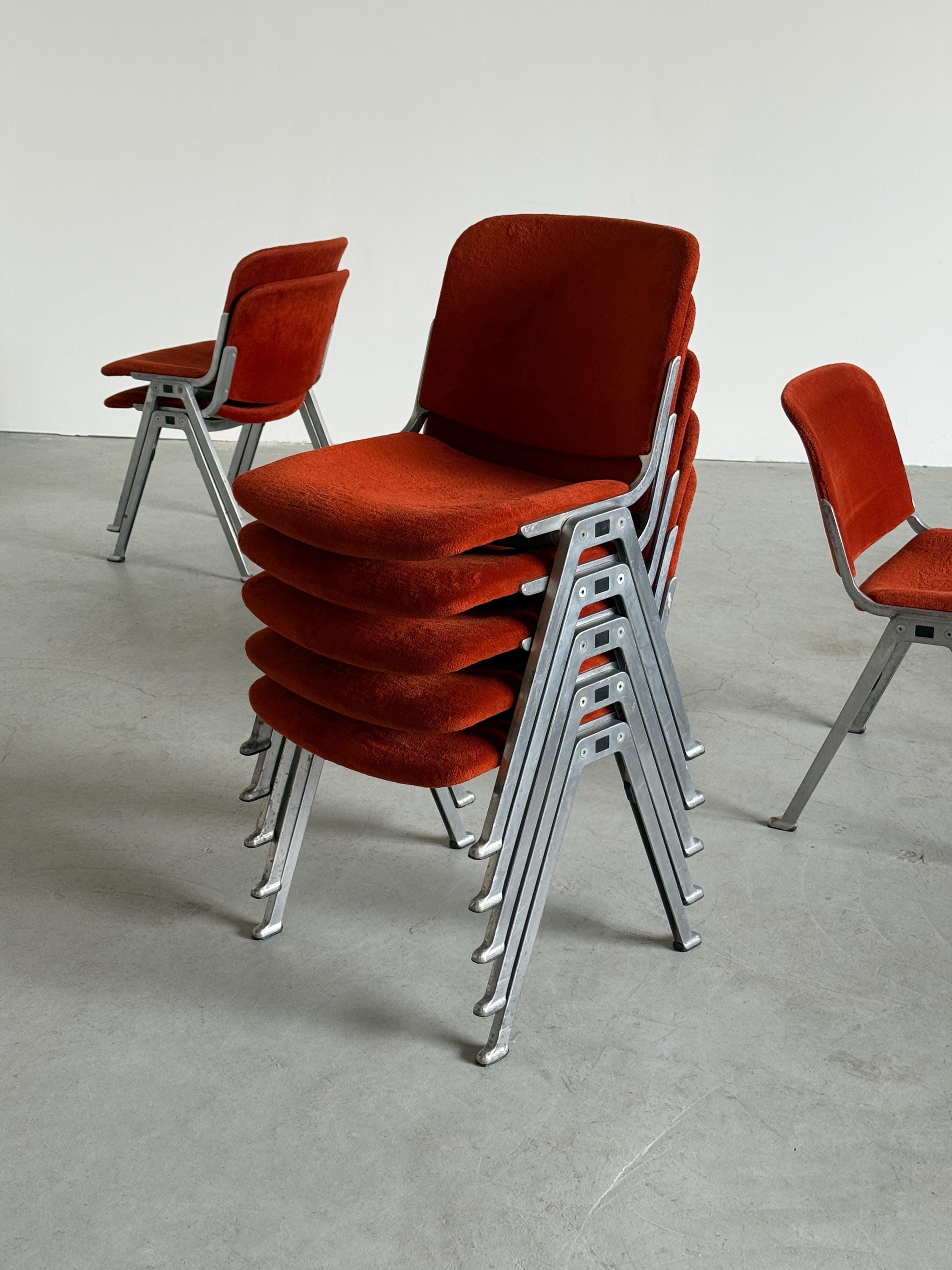 Industrial Aluminium Stackable Chairs
