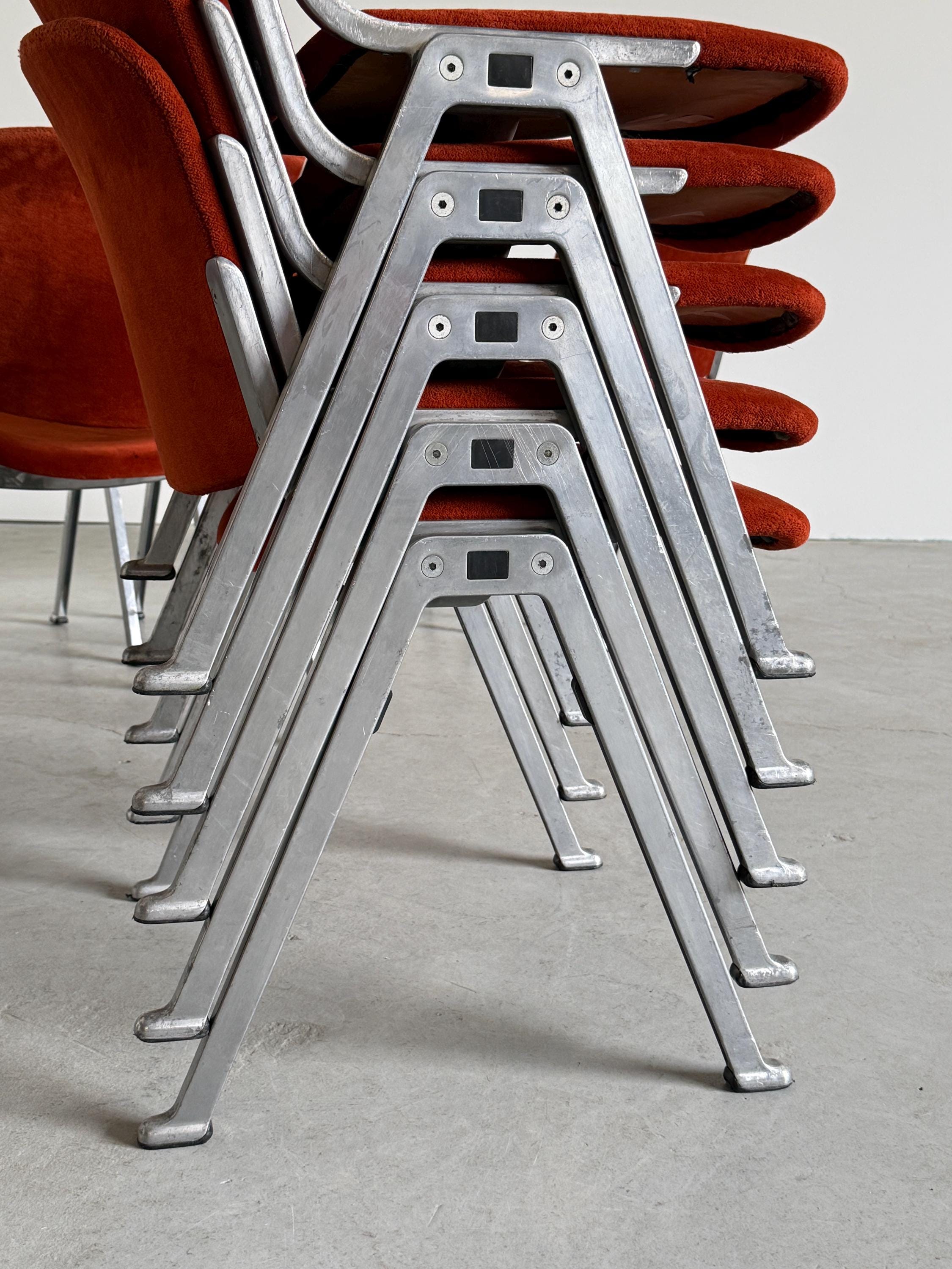Industrial Aluminium Stackable Chairs