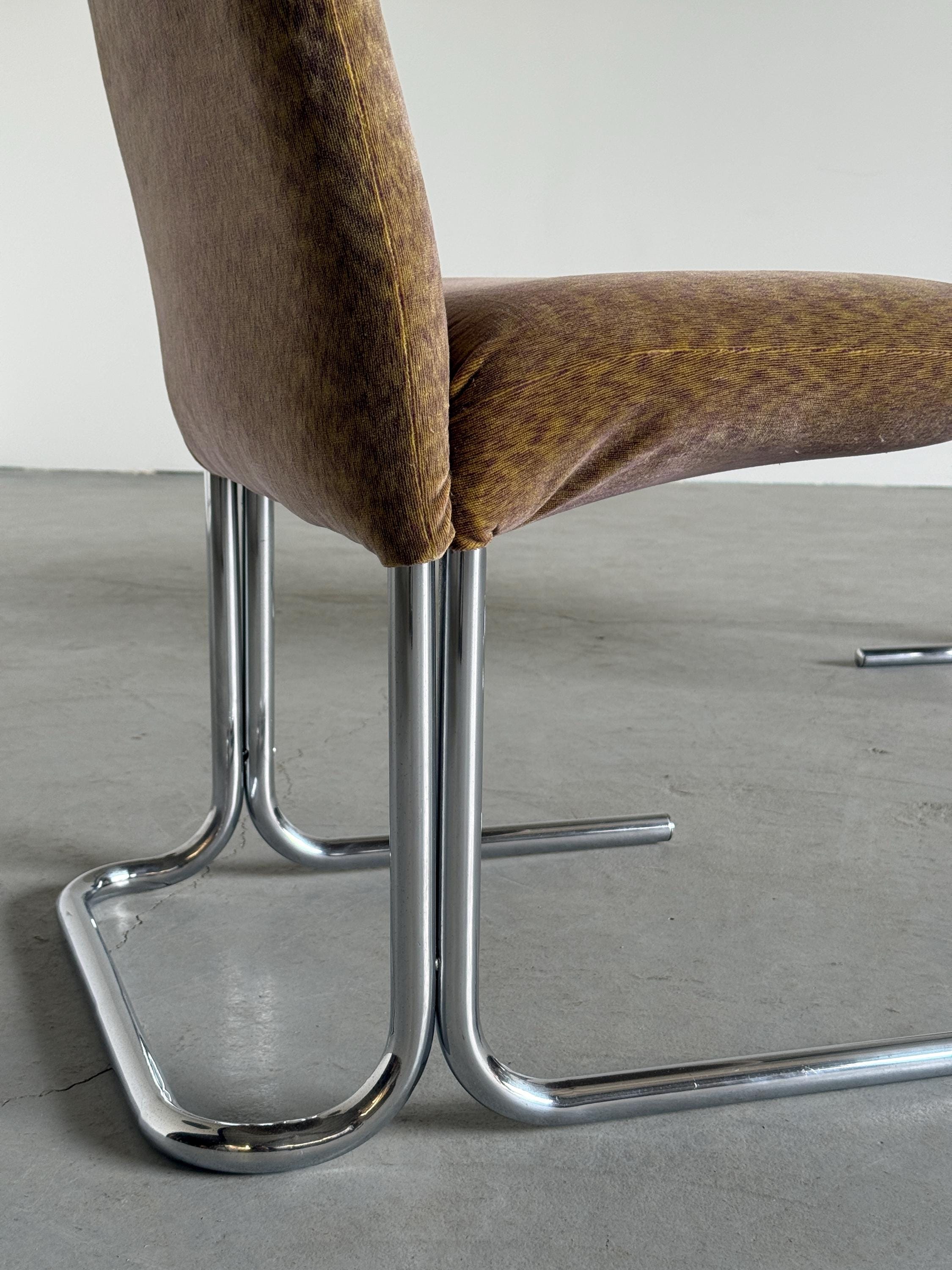 Armchairs in Abstract Patterned Upholstery