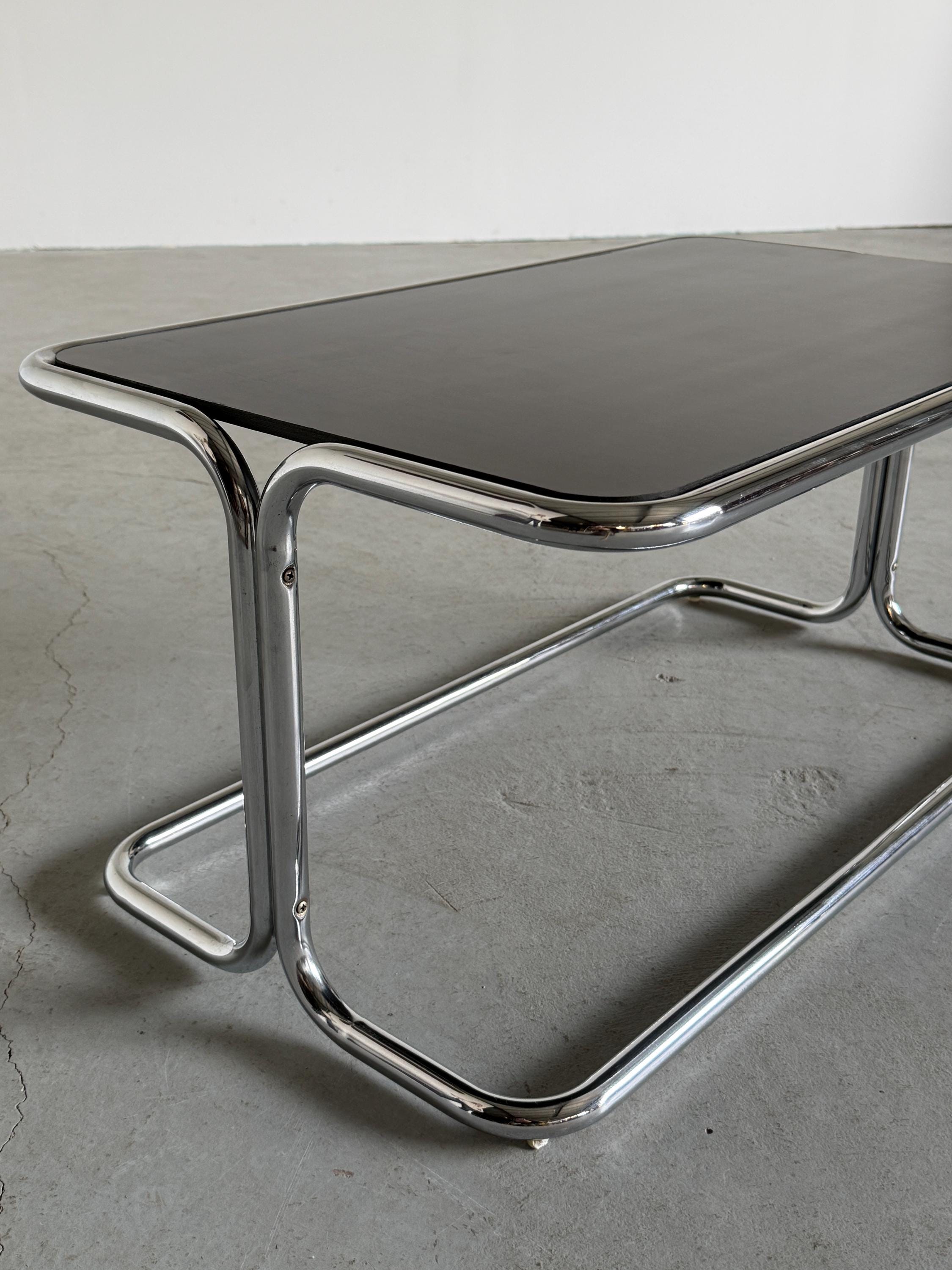 Modernist Chrome Coffee Table