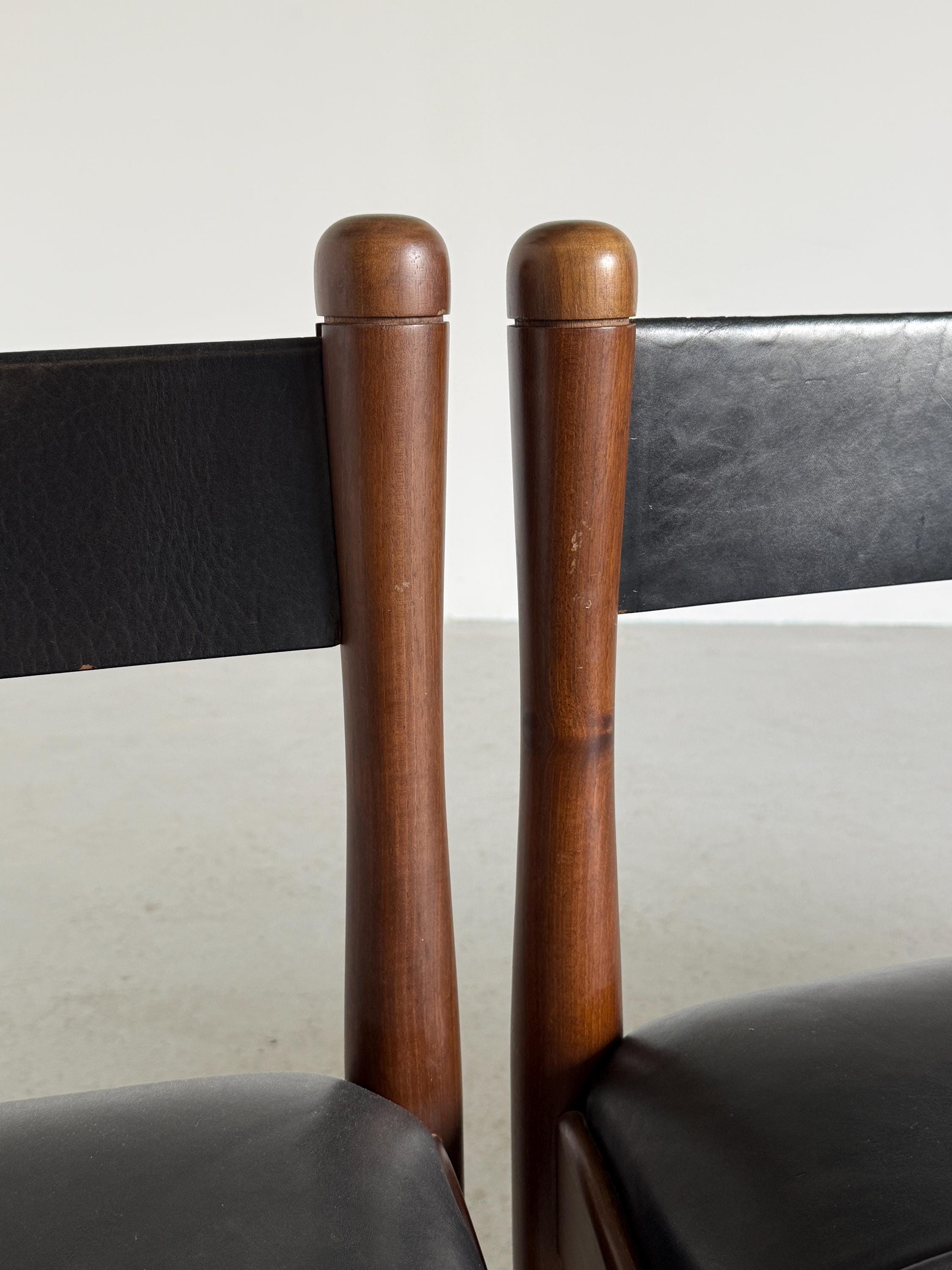 Dining Chairs by Silvio Coppola for Bernini, Model 620