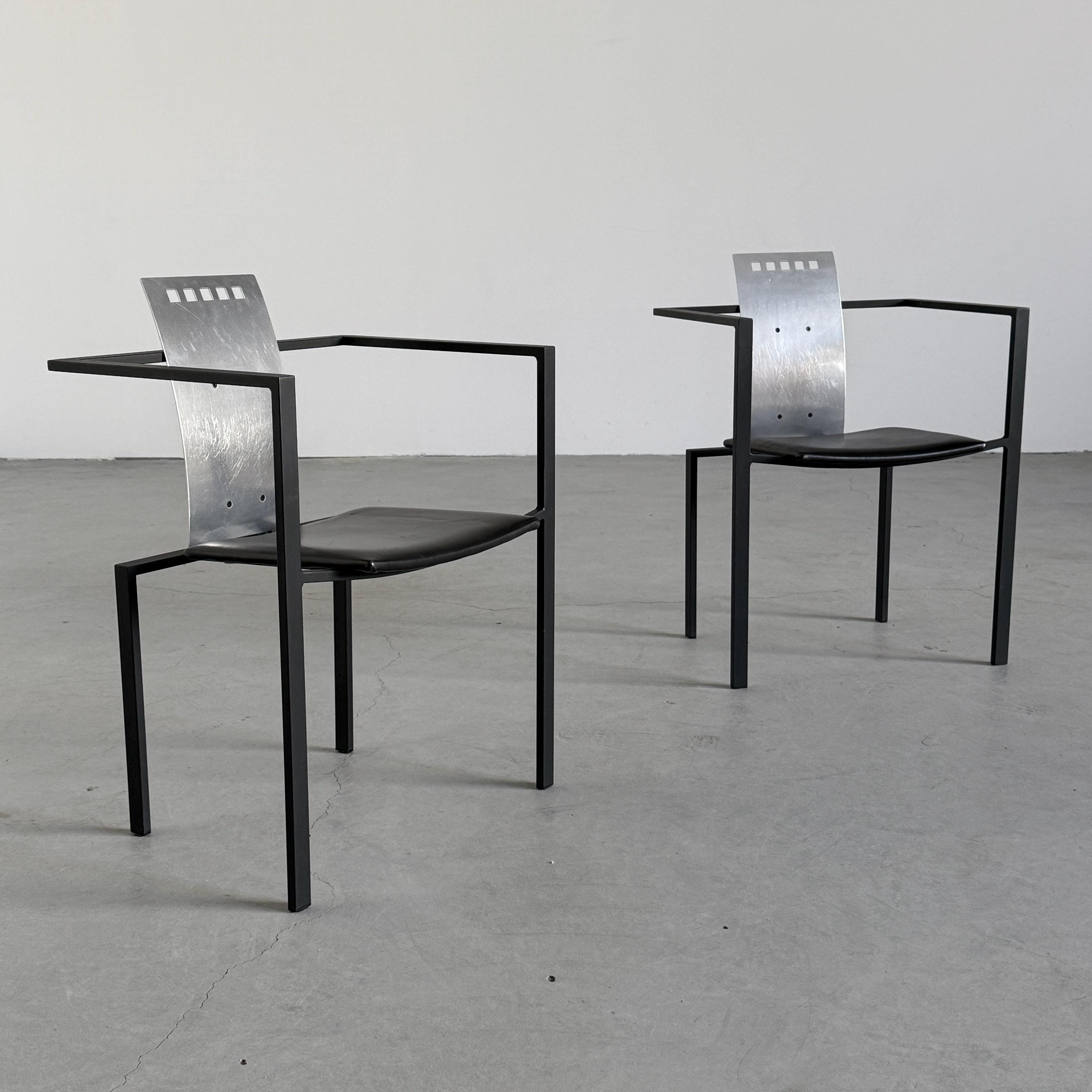 Geometrical Chairs by Karl Friedrich Förster for KFF
