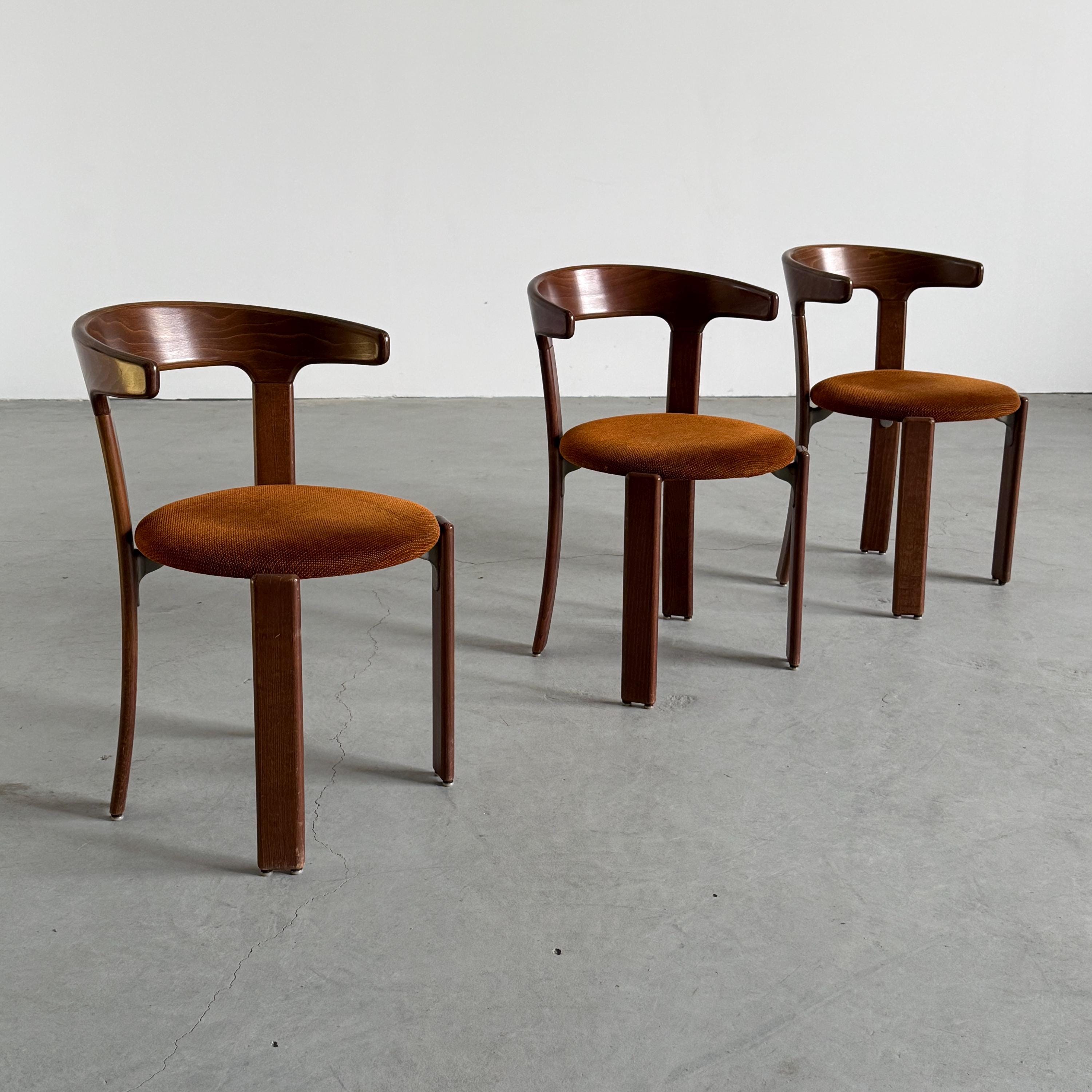 Bruno Rey ‘Bull Horn’ Chairs for Kusch & Co
