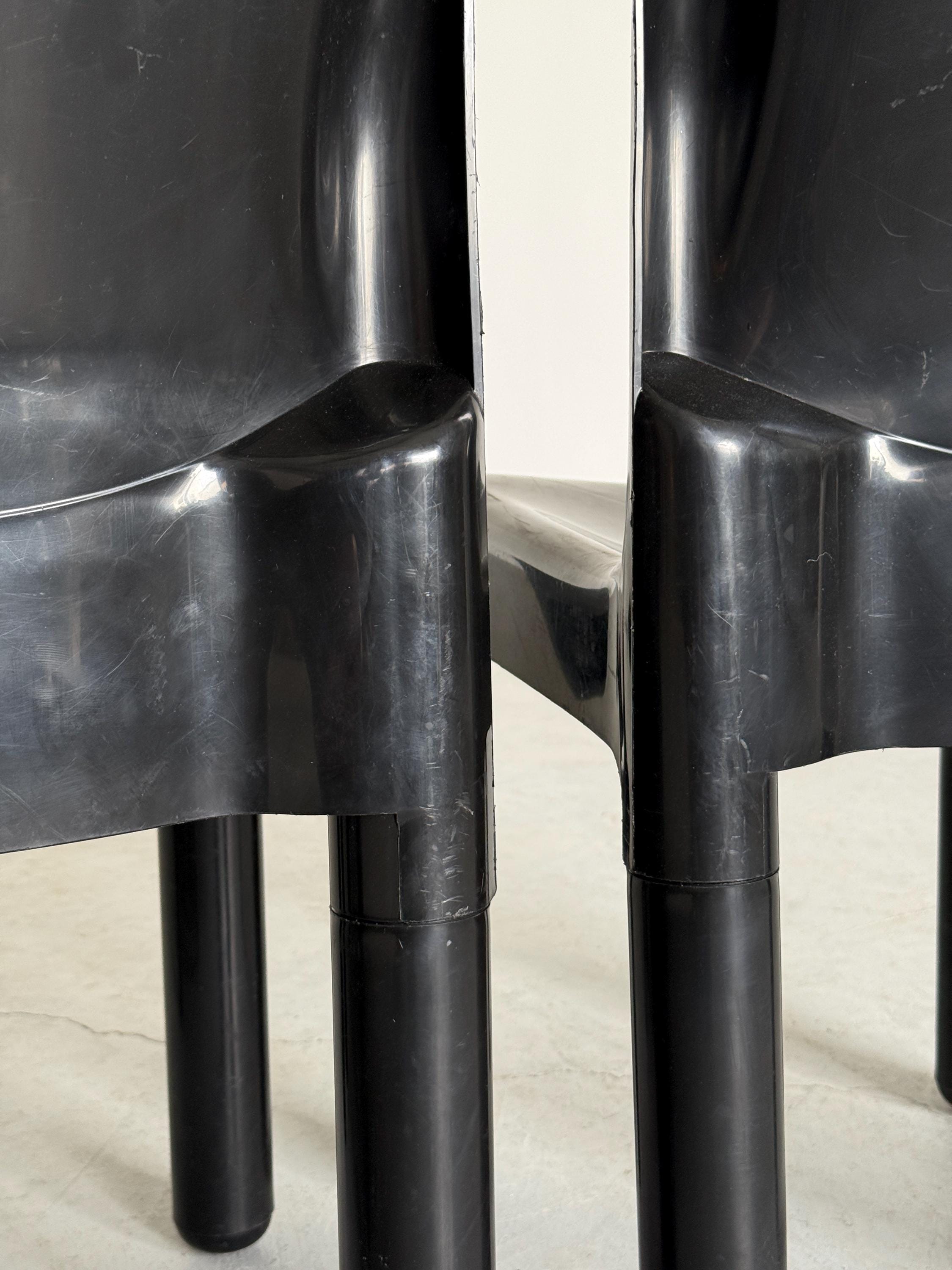 ‘4875’ Dining Chairs by Carlo Bartoli for Kartell