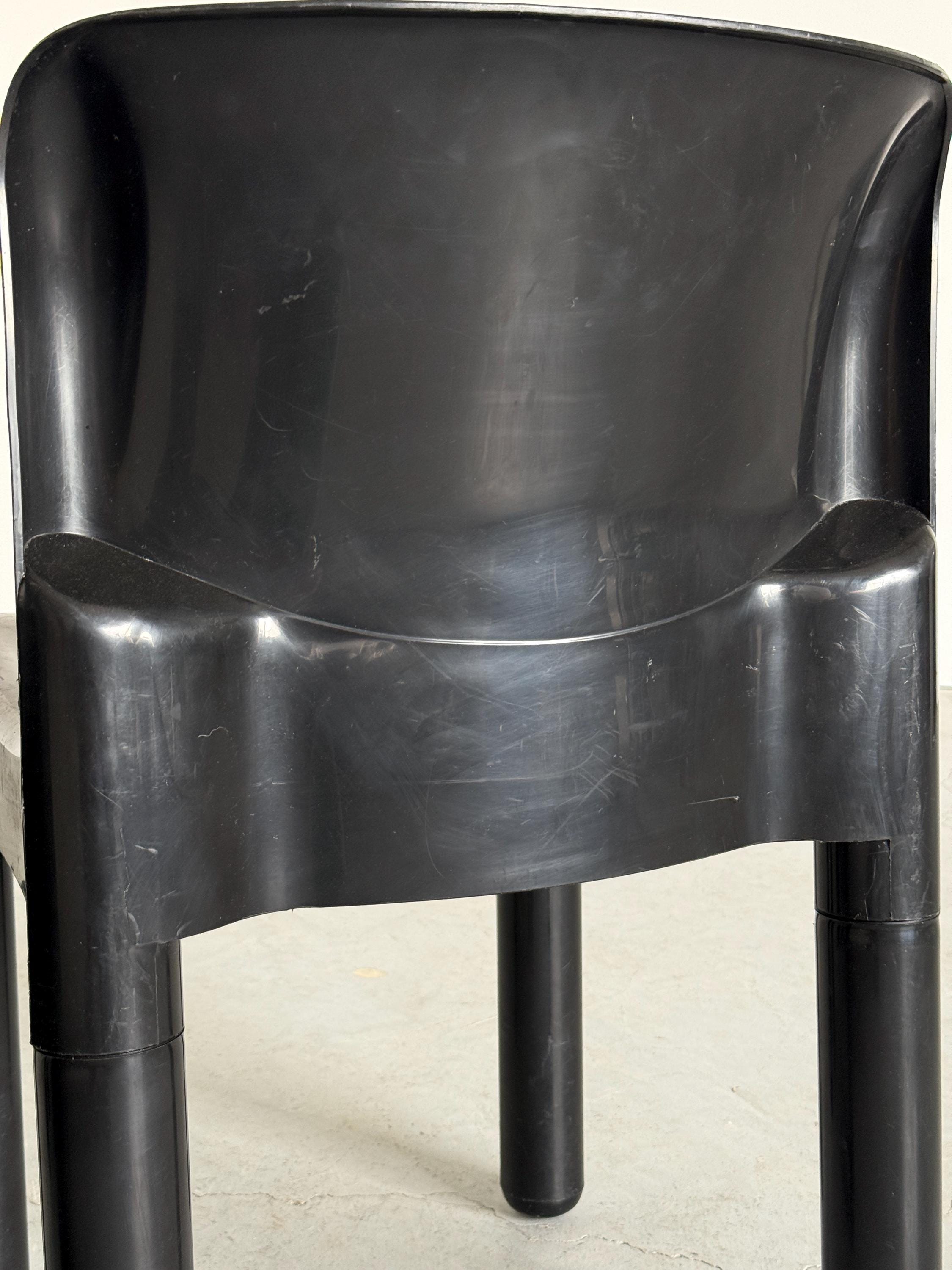 ‘4875’ Dining Chairs by Carlo Bartoli for Kartell
