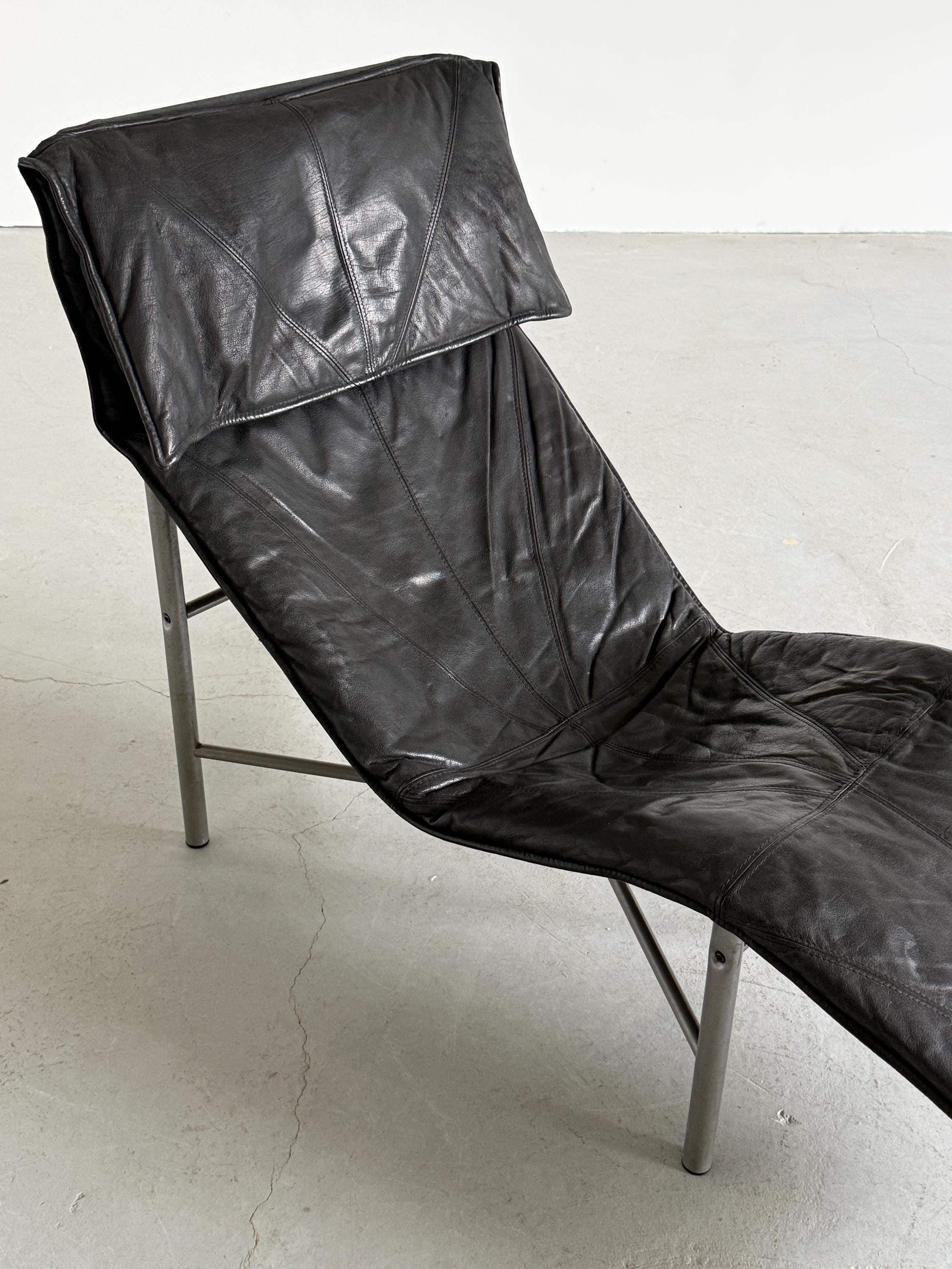 Leather Chaise Longue by Tord Björklund for Ikea