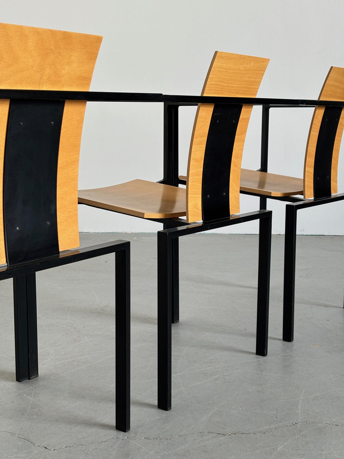 Geometrical Chairs by Karl Friedrich Förster for KFF