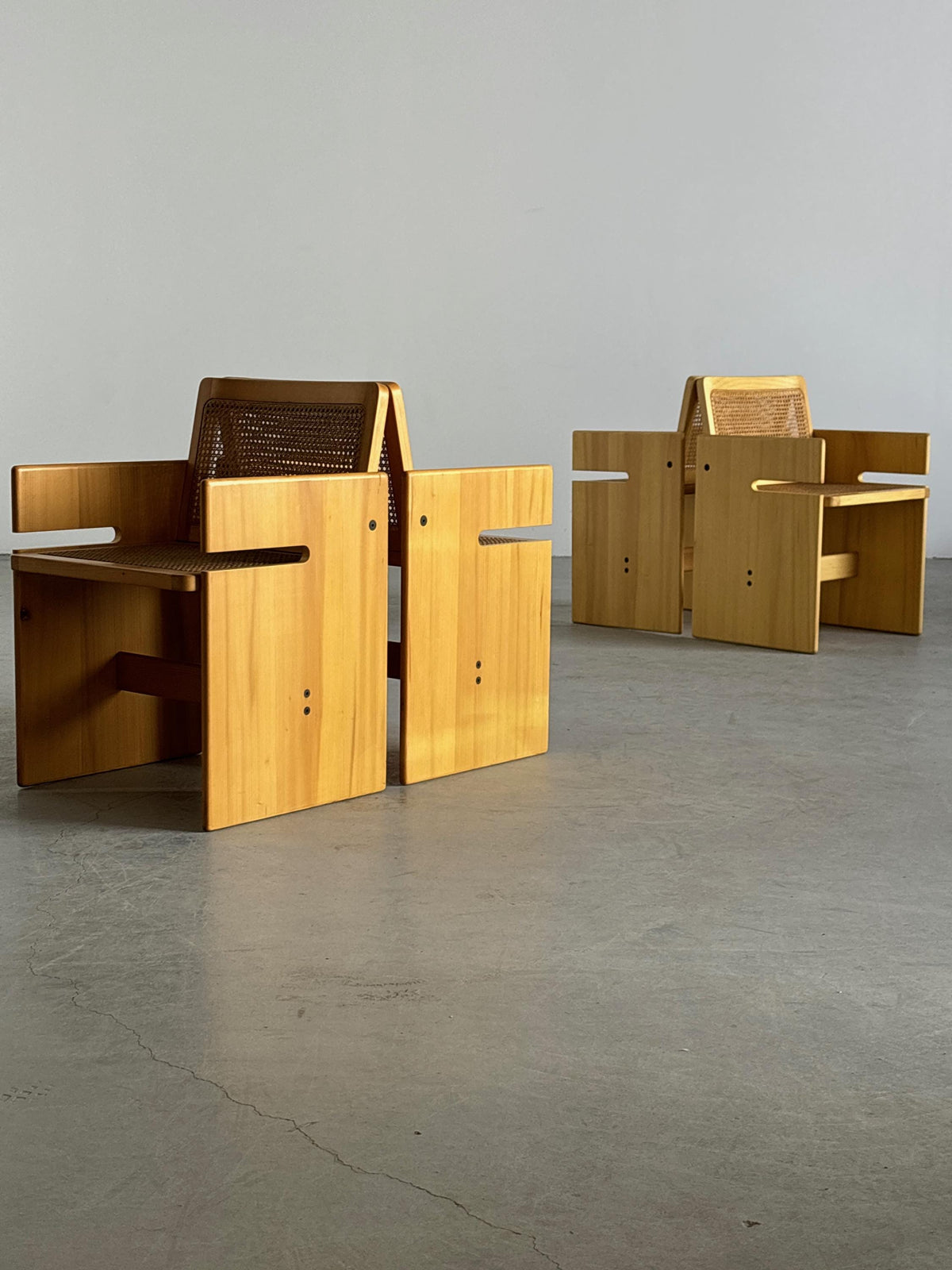 French Postmodern Armchairs