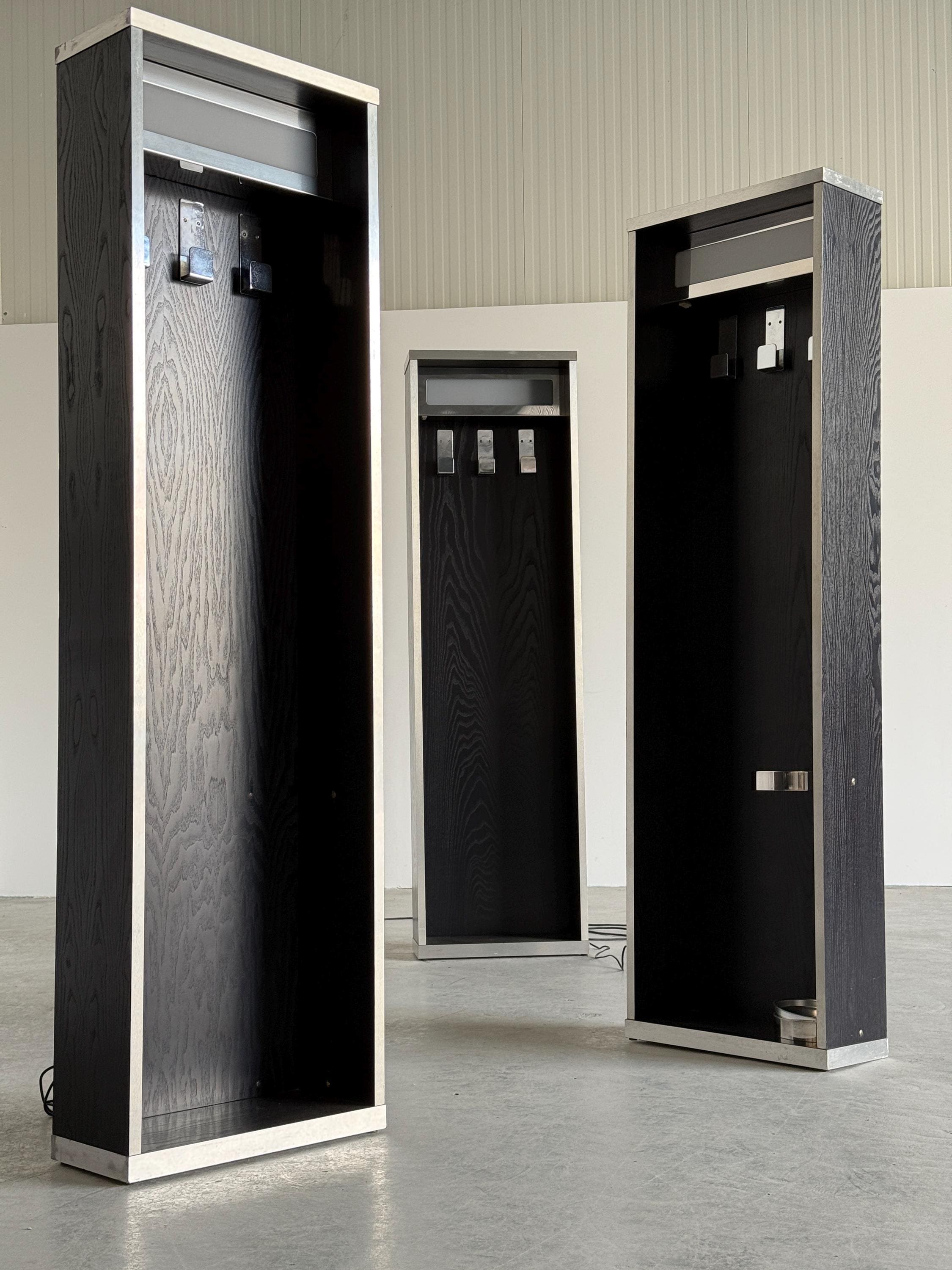 Modernist Hallway Wardrobe Unit with Lighting