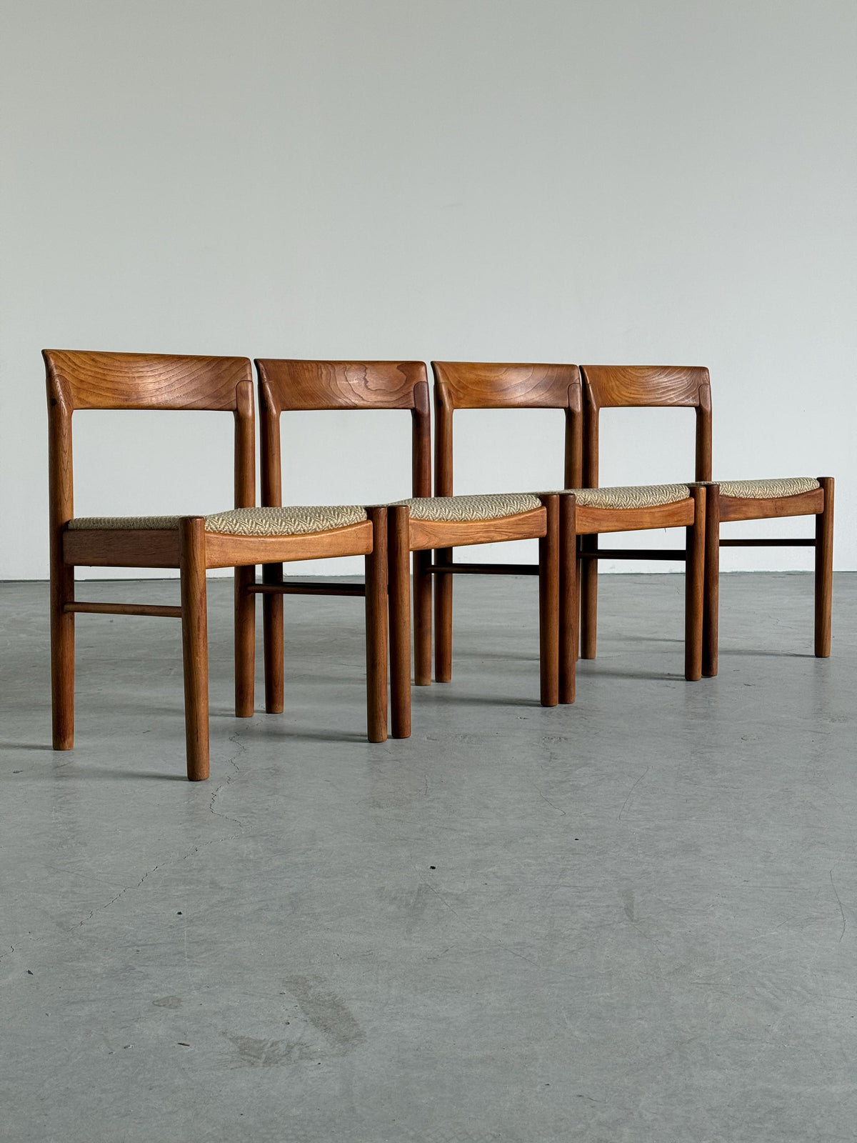 Teak Dining Chairs Produced by Bramin