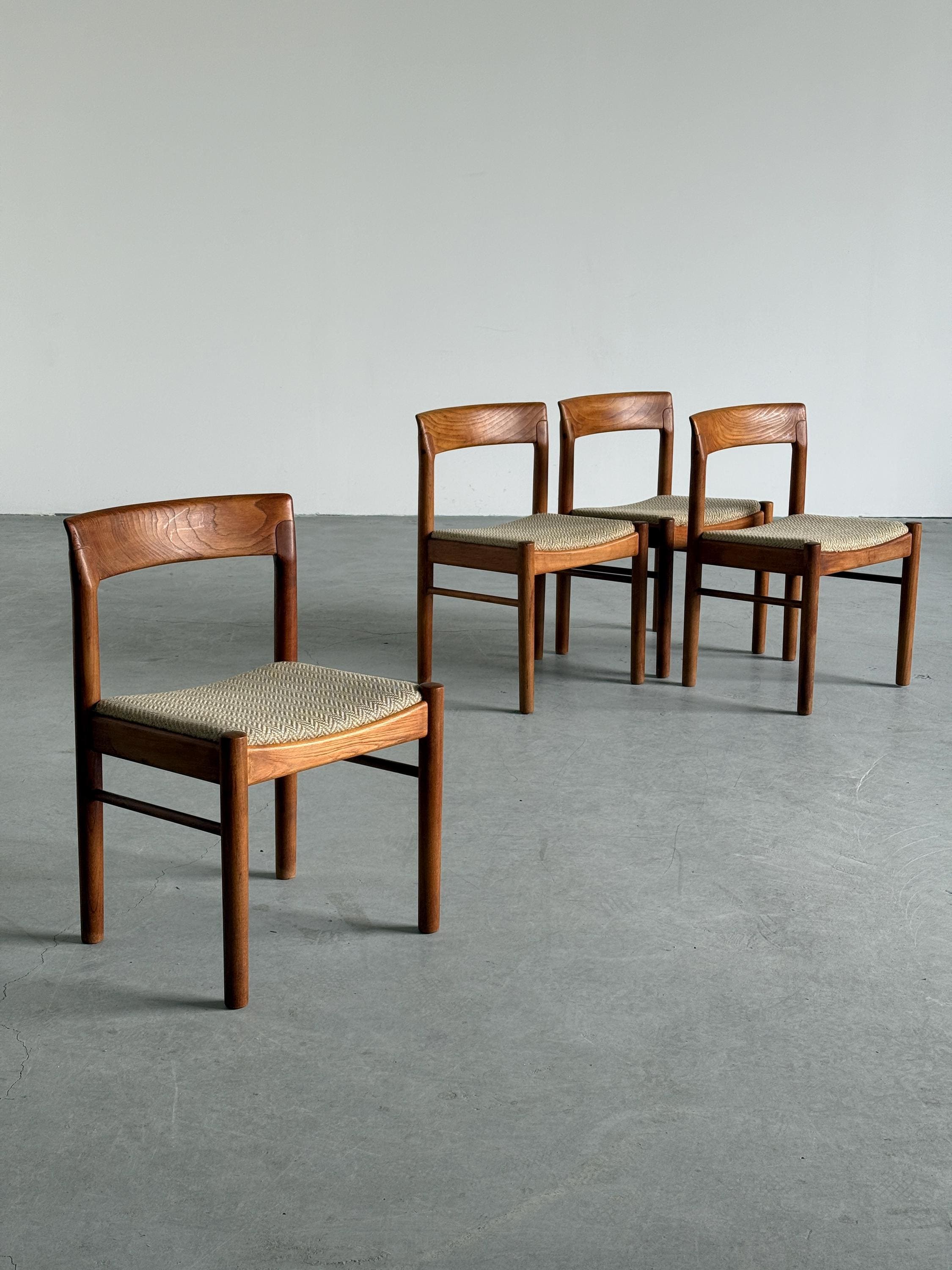 Teak Dining Chairs Produced by Bramin