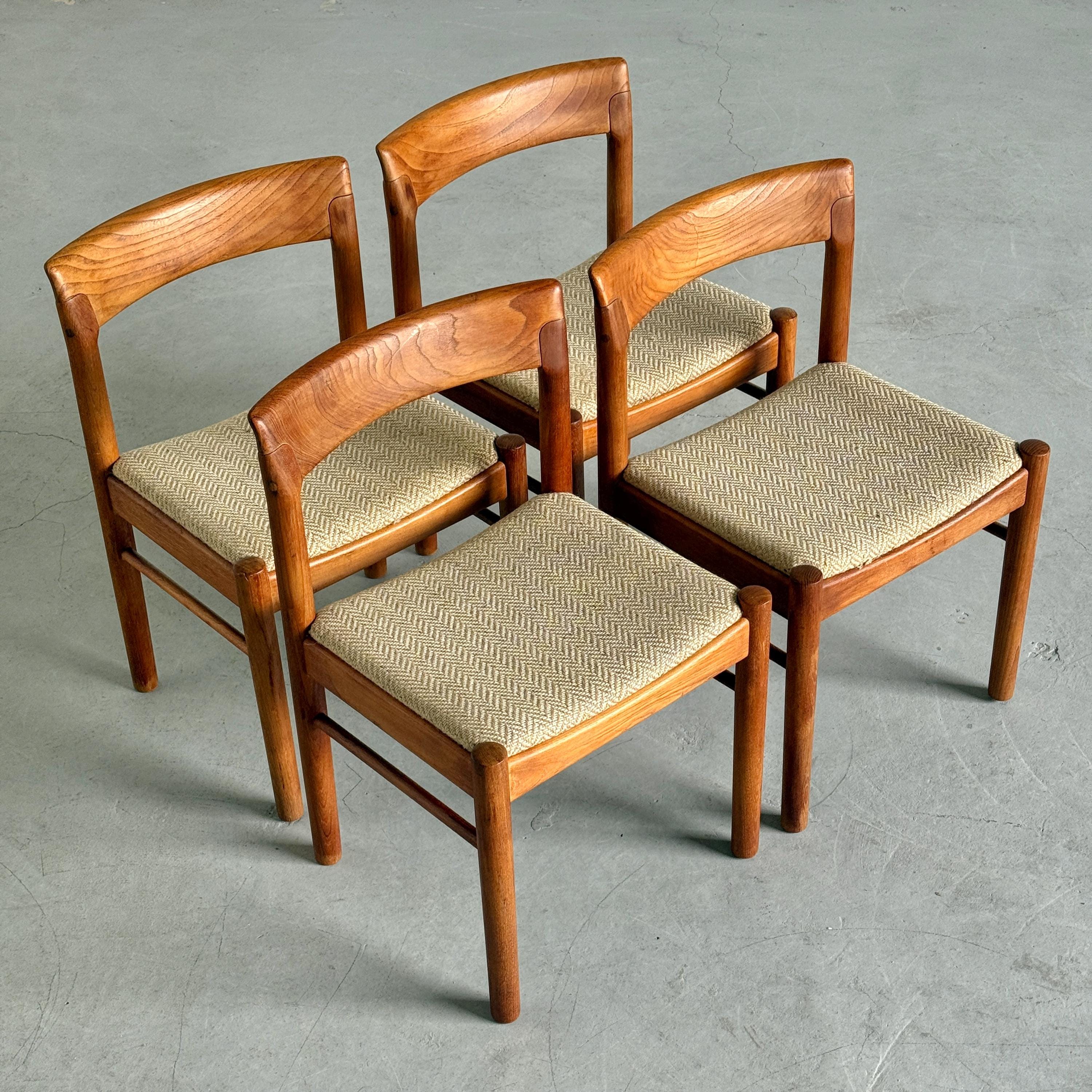 Teak Dining Chairs Produced by Bramin