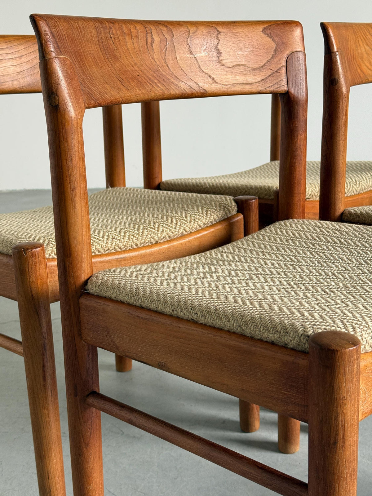 Teak Dining Chairs Produced by Bramin