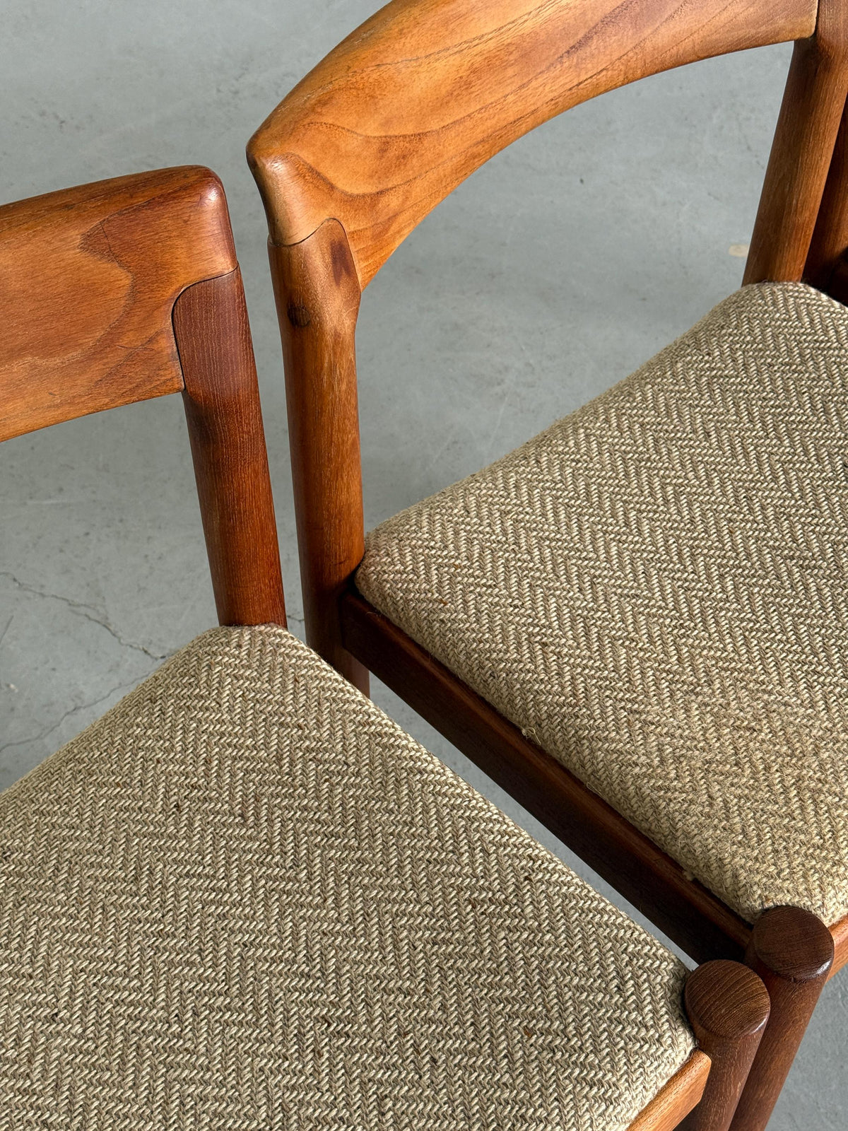 Teak Dining Chairs Produced by Bramin