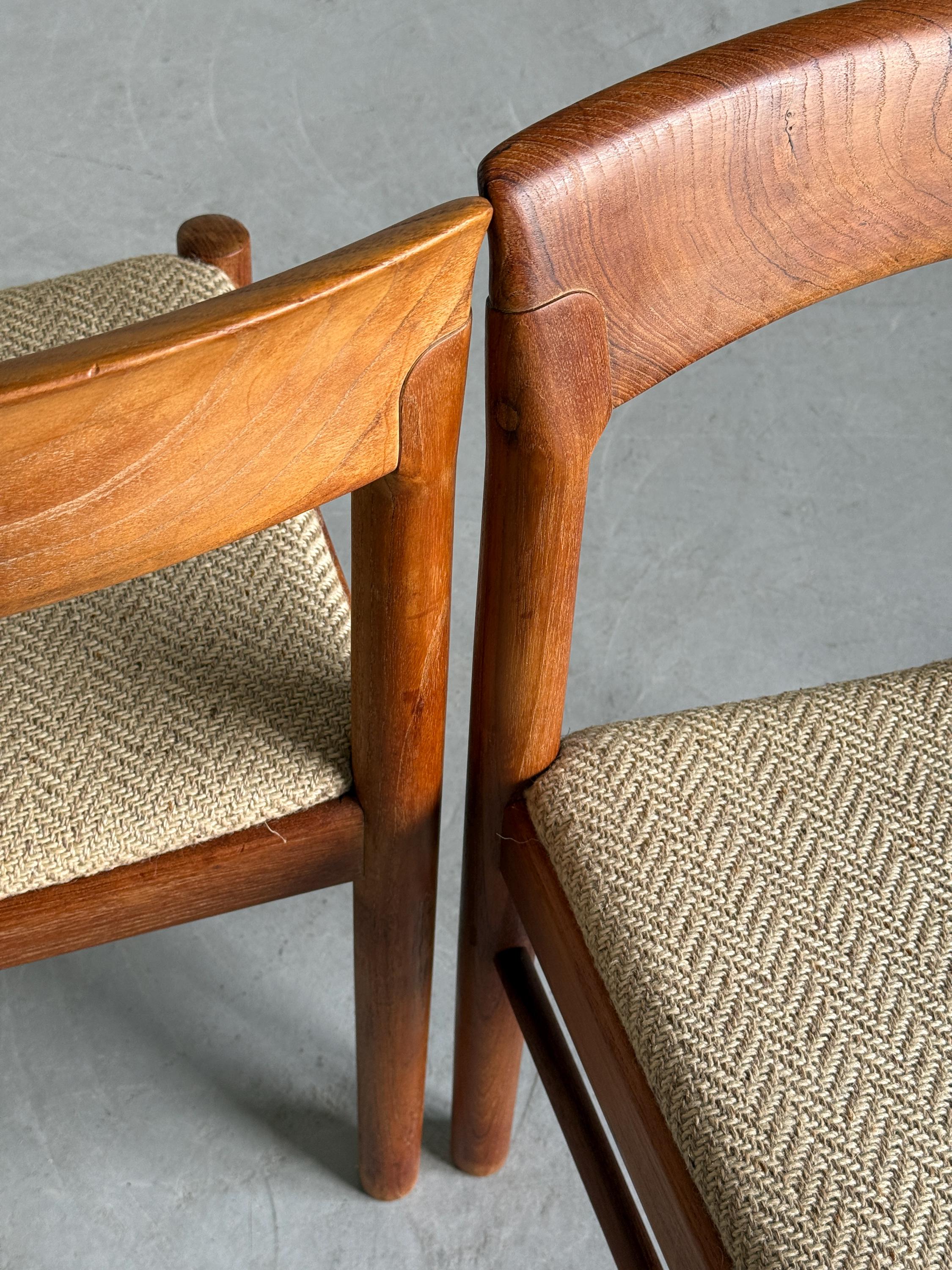 Teak Dining Chairs Produced by Bramin