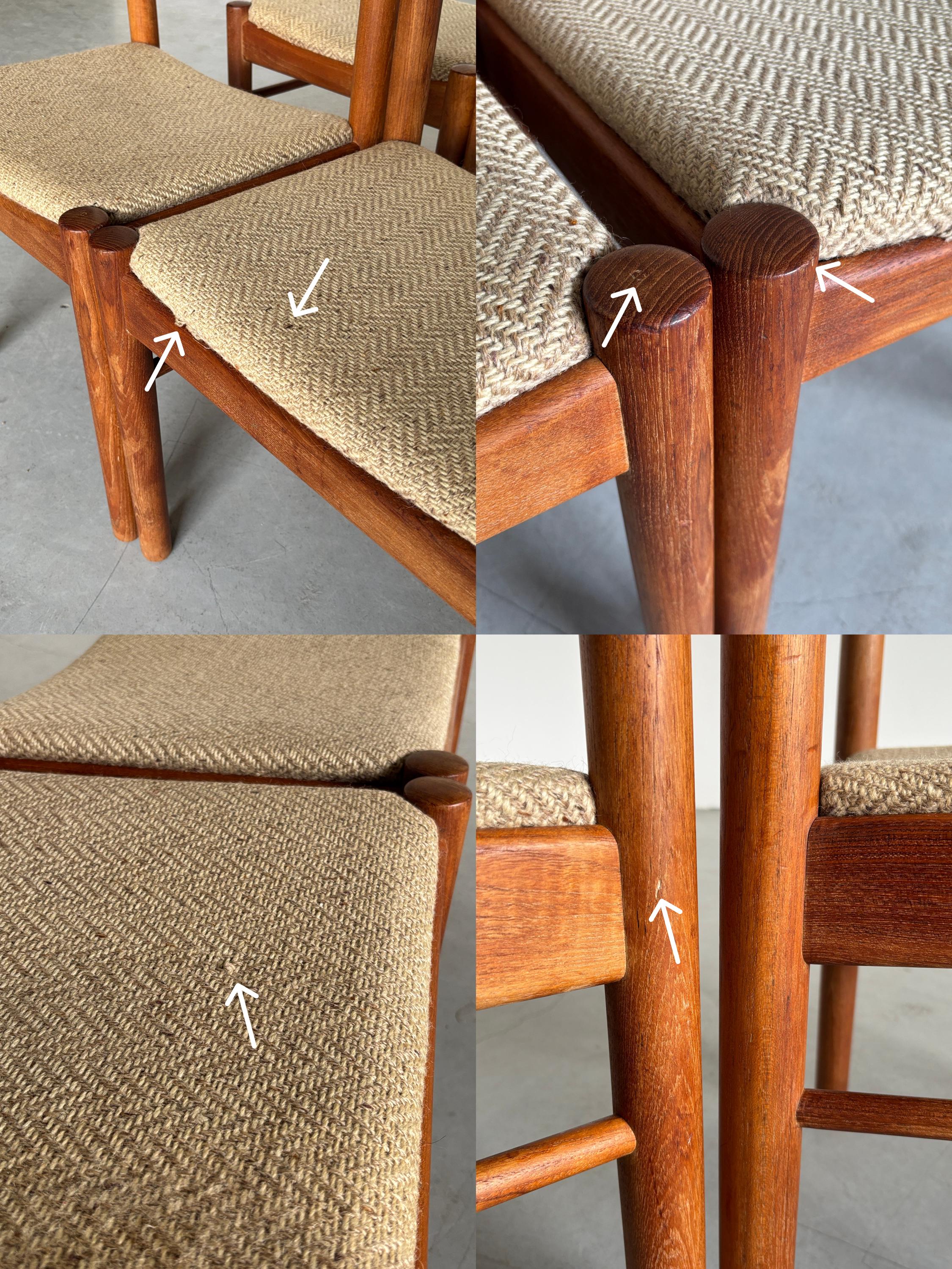 Teak Dining Chairs Produced by Bramin