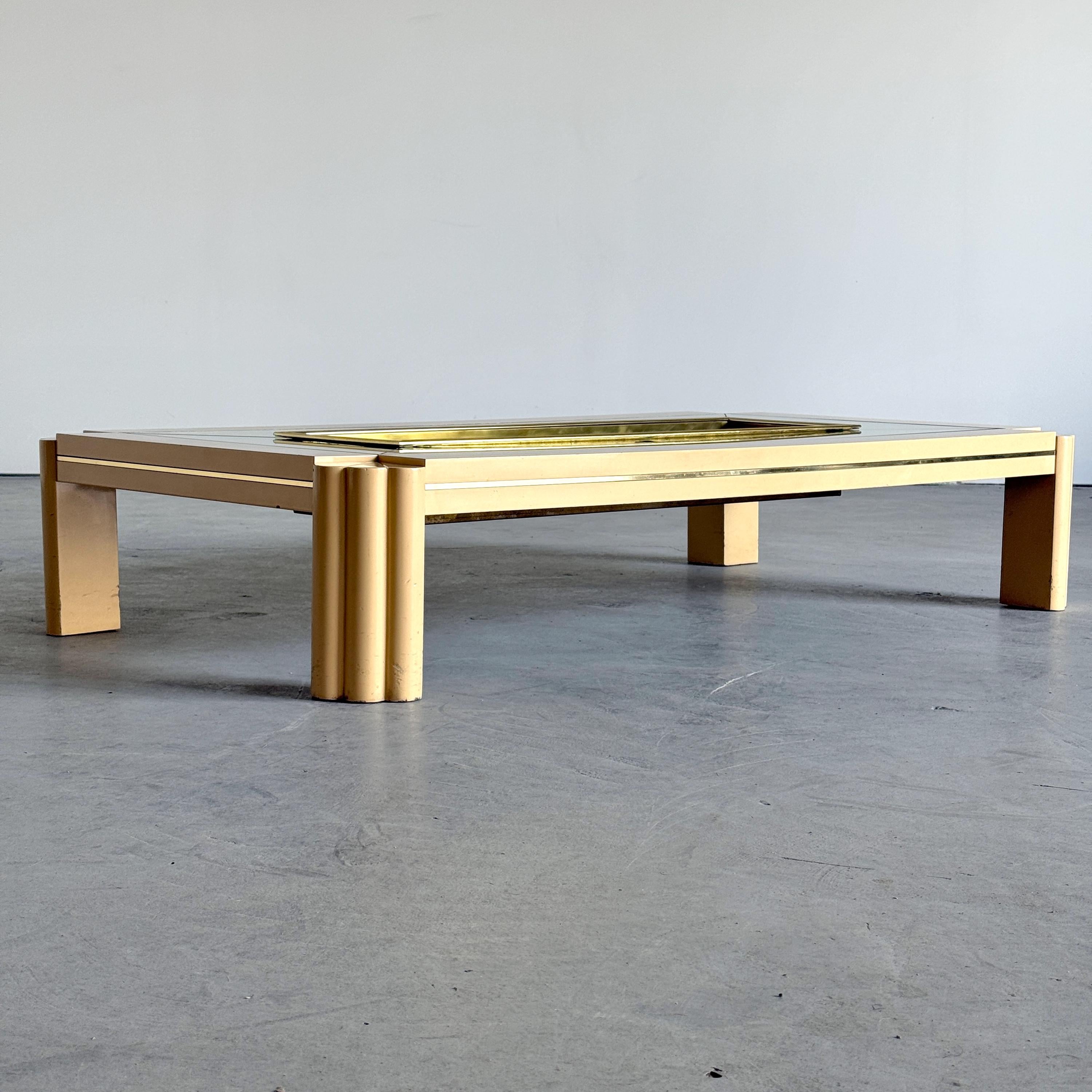 Alain Delon Coffee Table For Maison Jansen