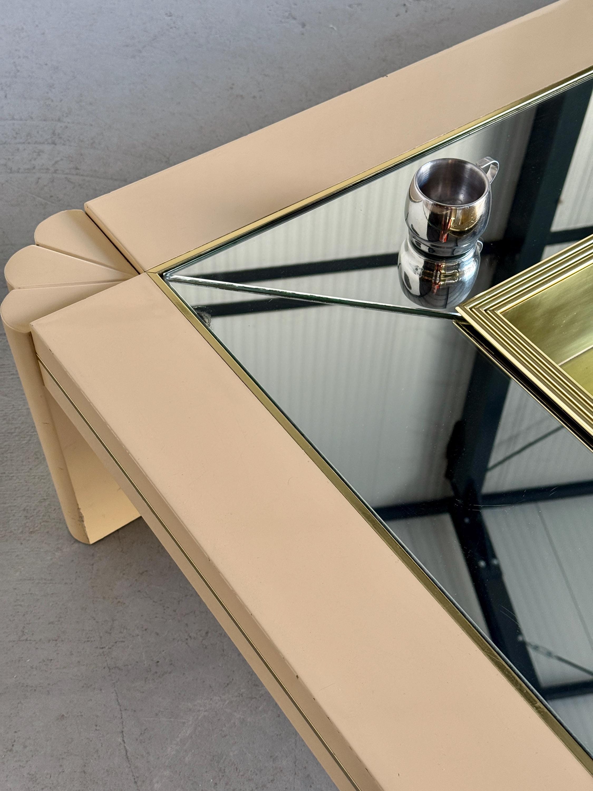 Alain Delon Coffee Table For Maison Jansen