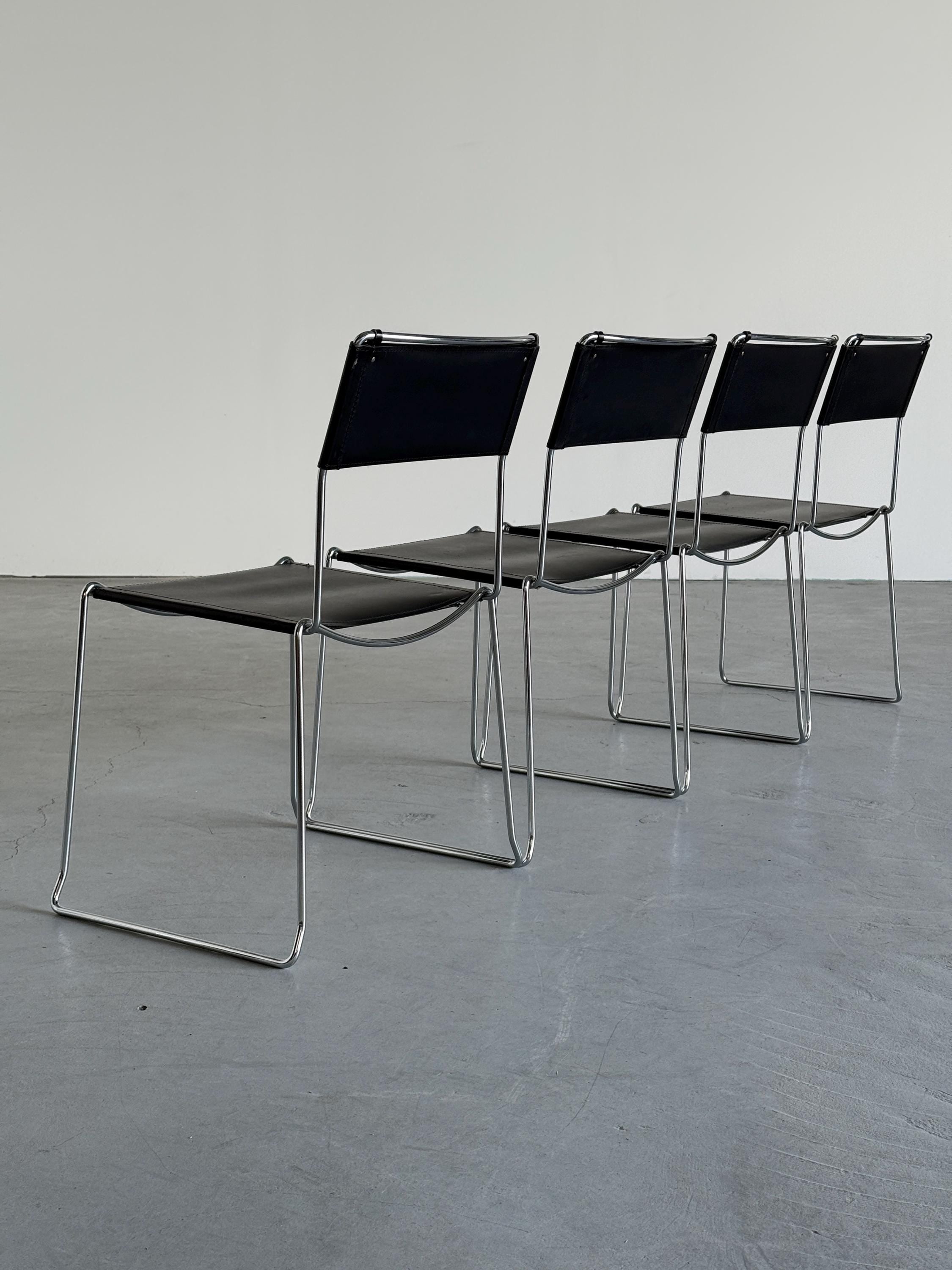 Dining Chairs in the Style of Giandomenico Belotti