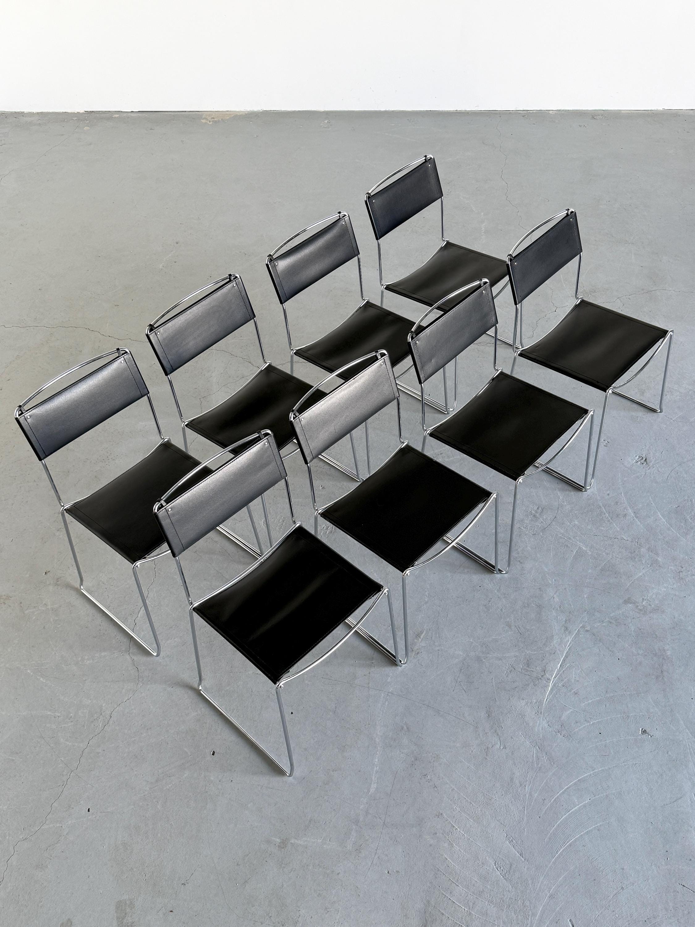 Dining Chairs in the Style of Giandomenico Belotti