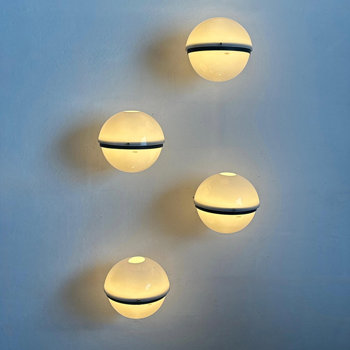 Space Age Globe Wall Lamps by Harvey Guzzini