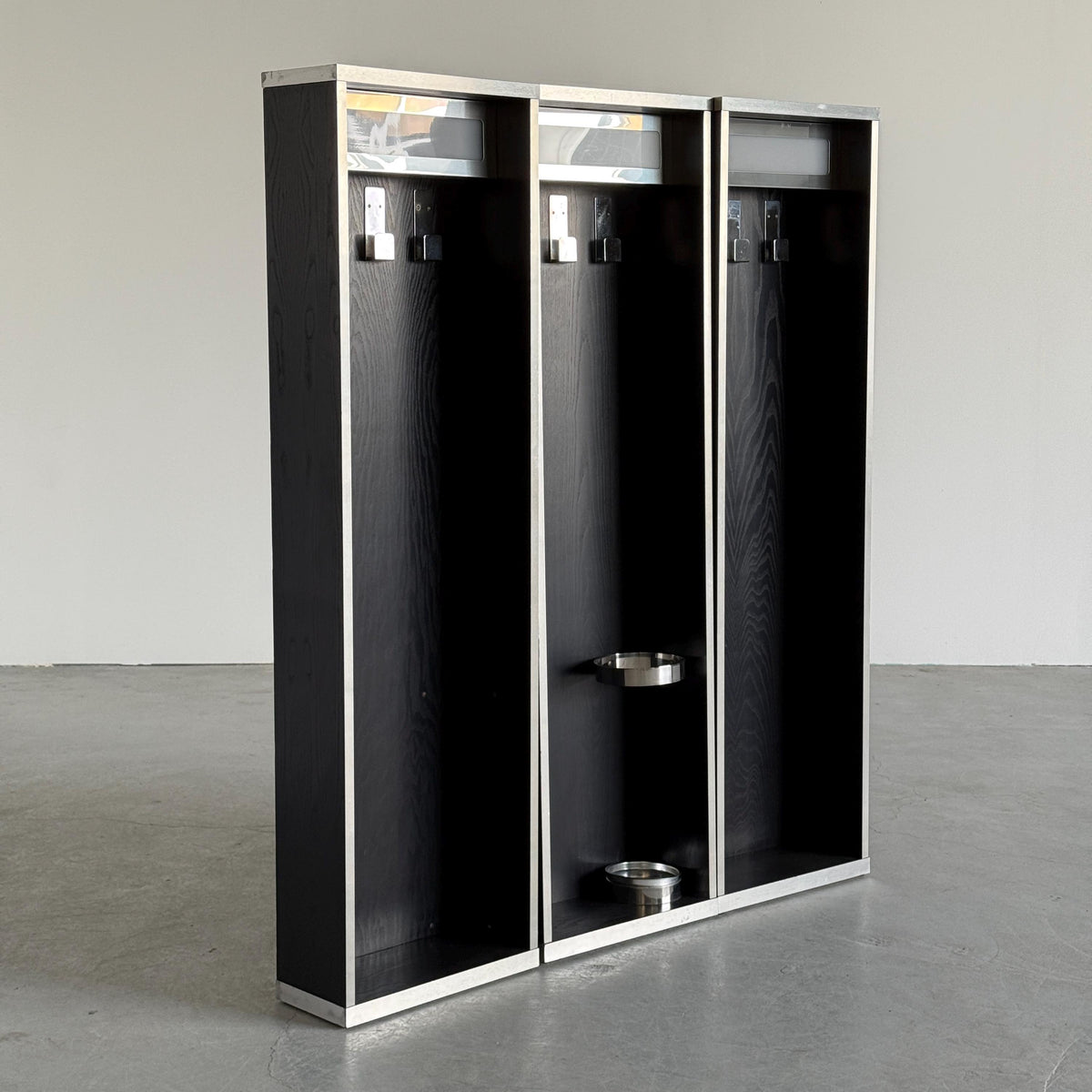 Modernist Hallway Wardrobe Unit with Lighting
