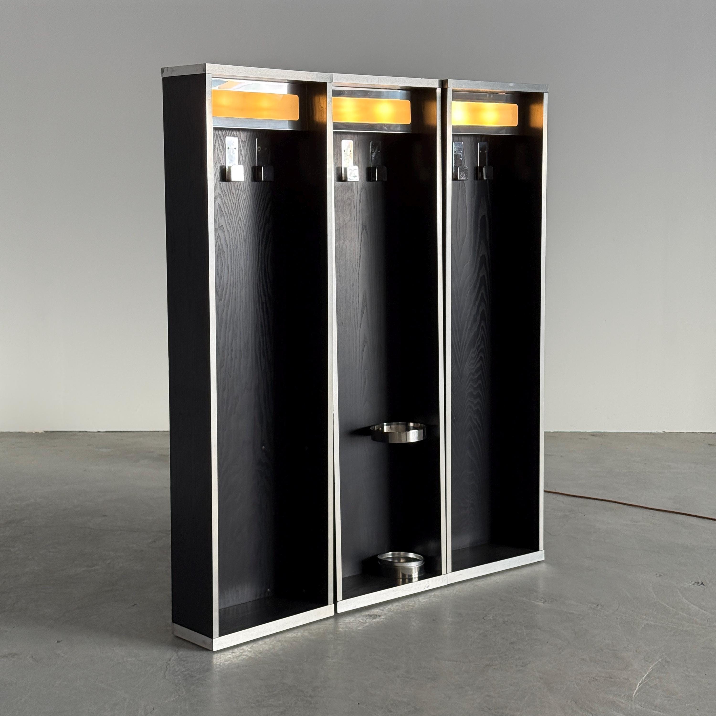 Modernist Hallway Wardrobe Unit with Lighting