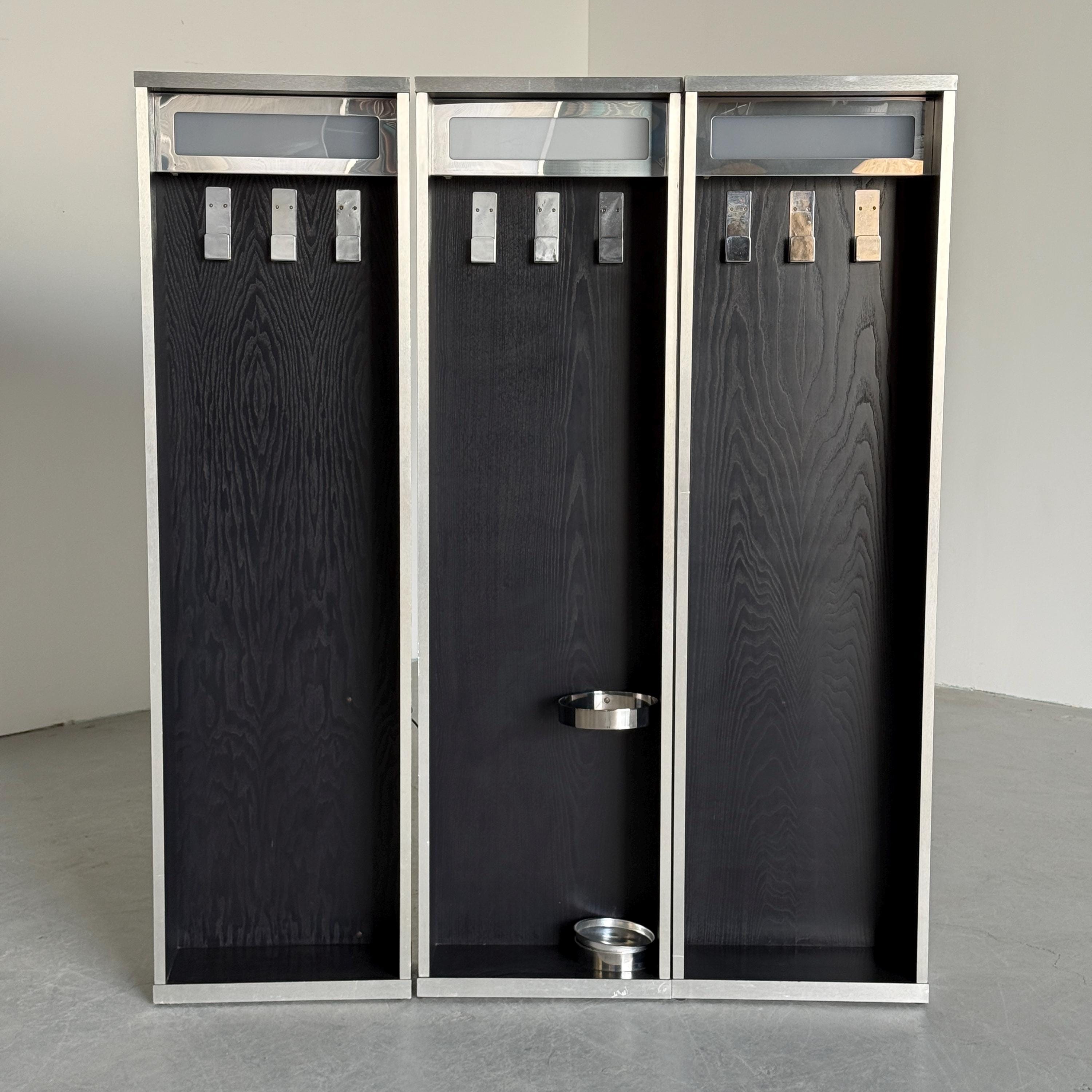 Modernist Hallway Wardrobe Unit with Lighting