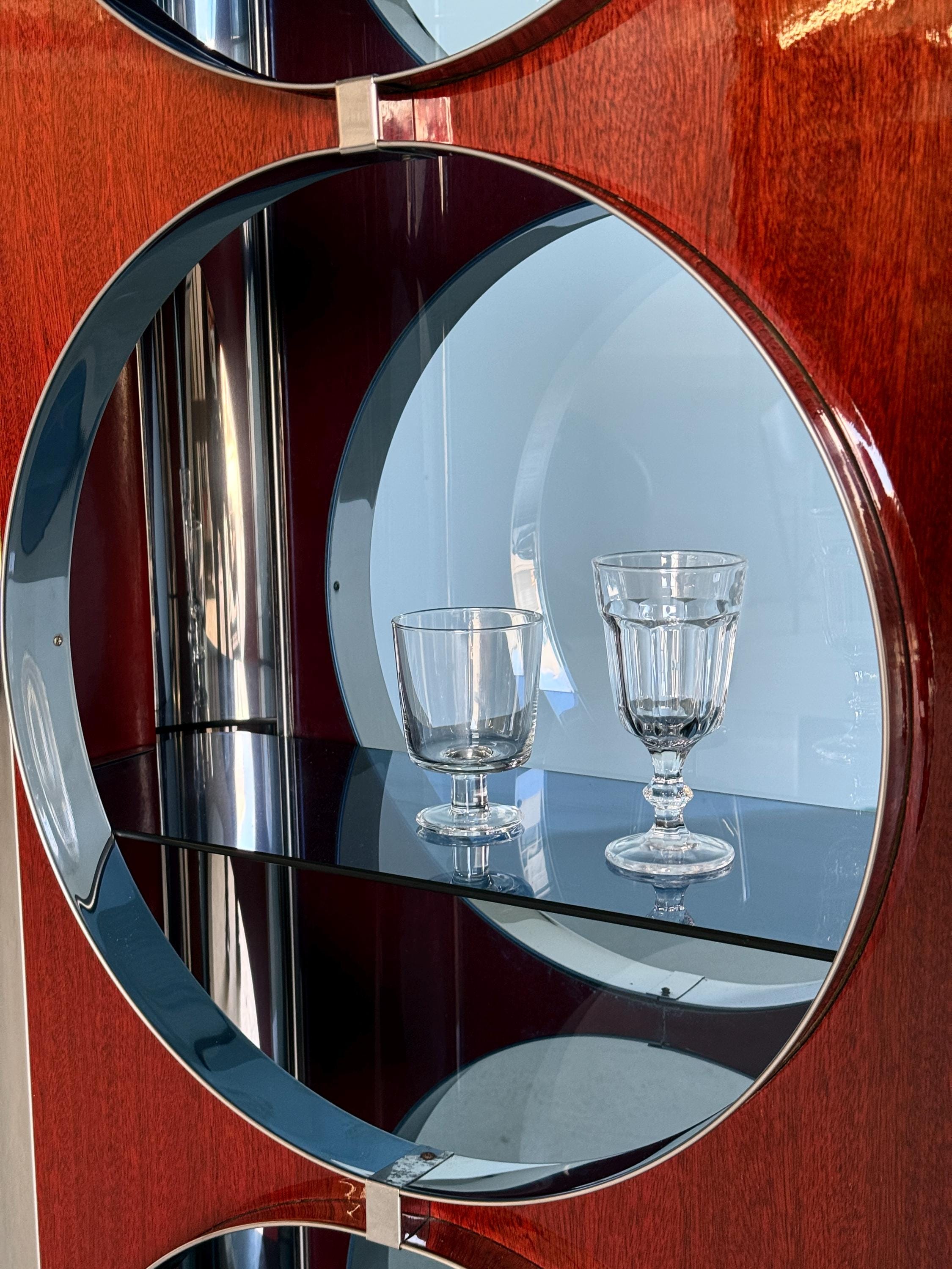 Mid-Century Showcase Bar Attributed to Willy Rizzo