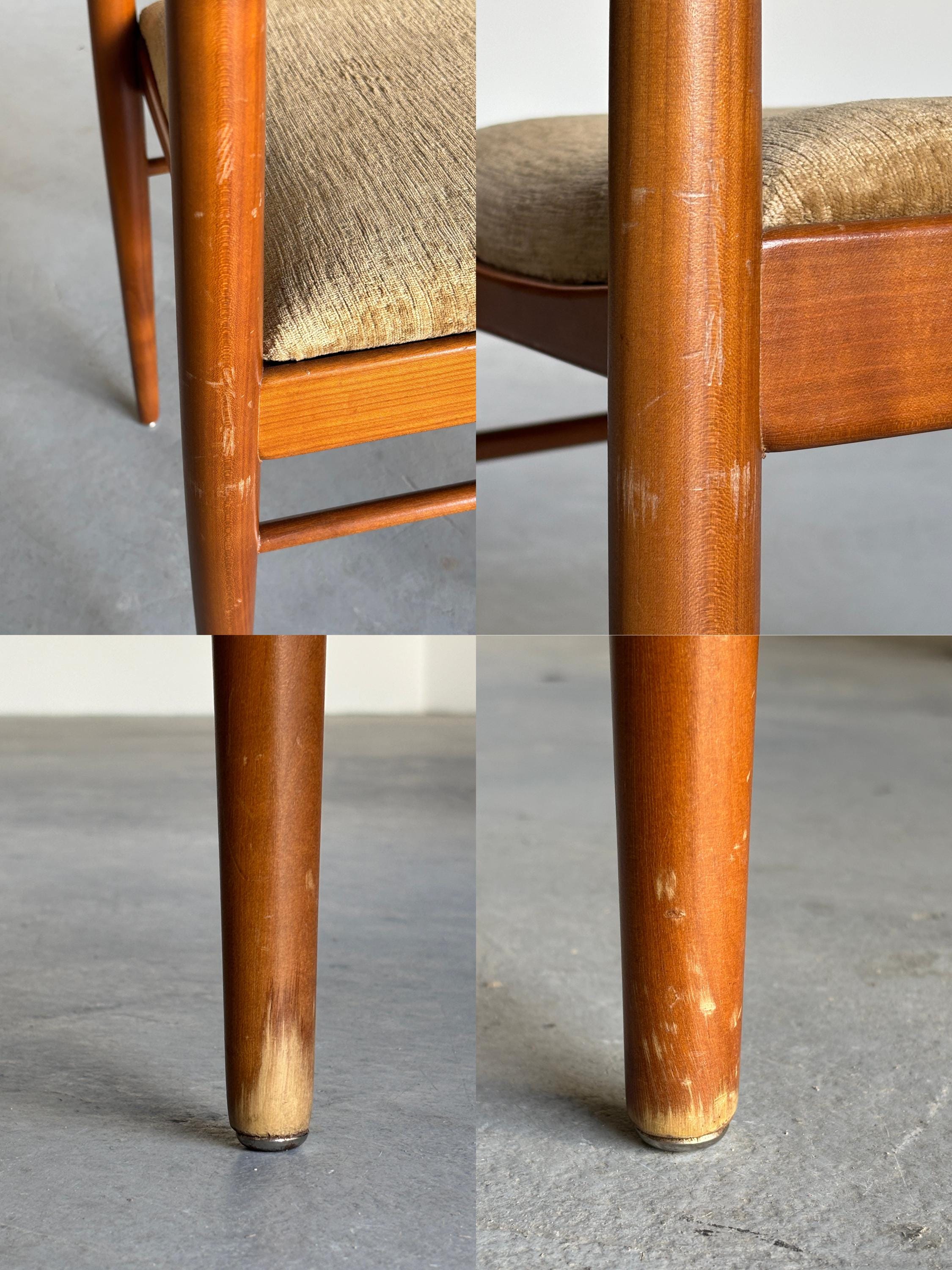 Danish Mid-Century Dining Chairs in Teak Wood