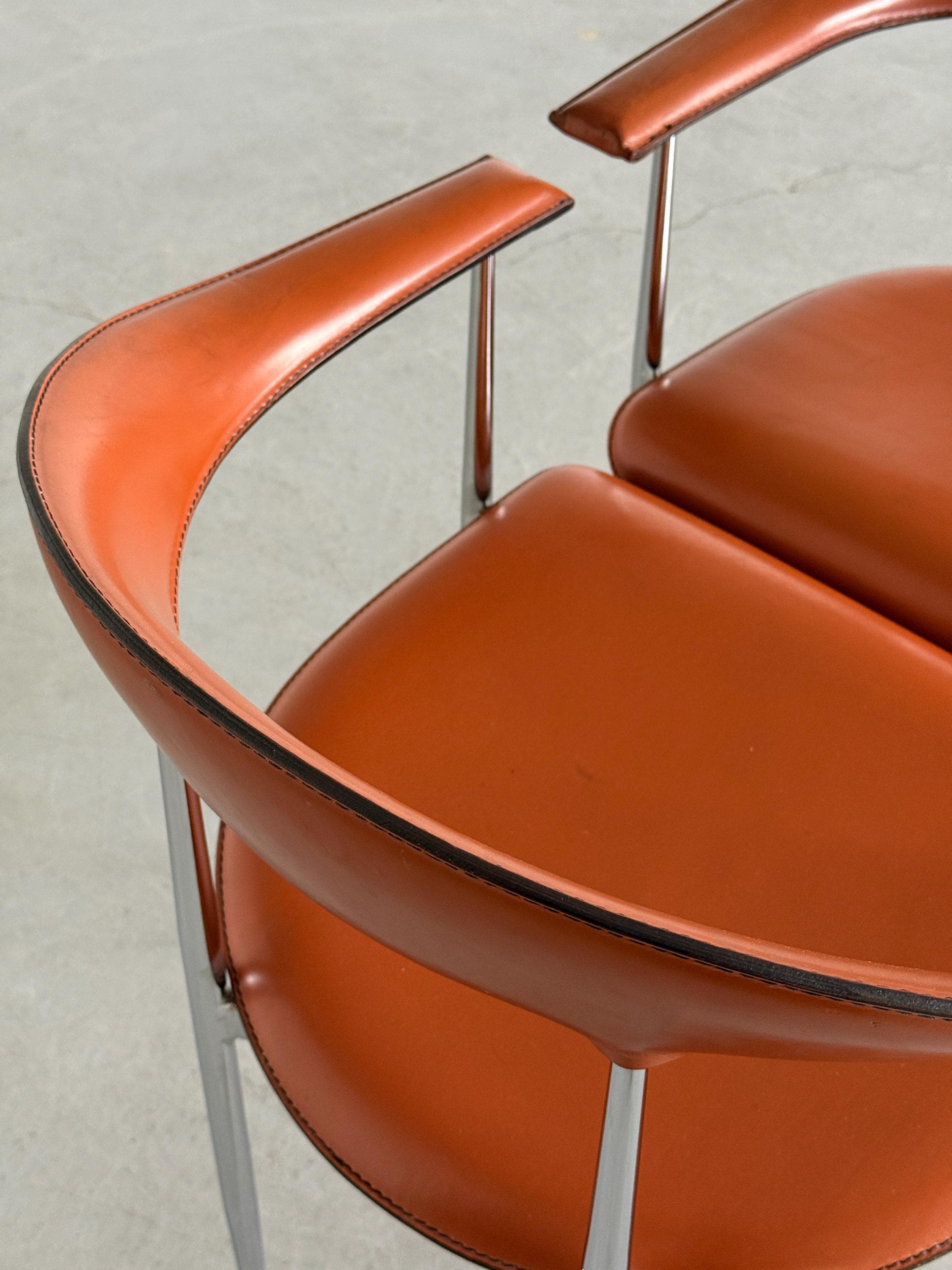 'P40' Dining Chairs by Vegni & Gualtierotti for Fasem