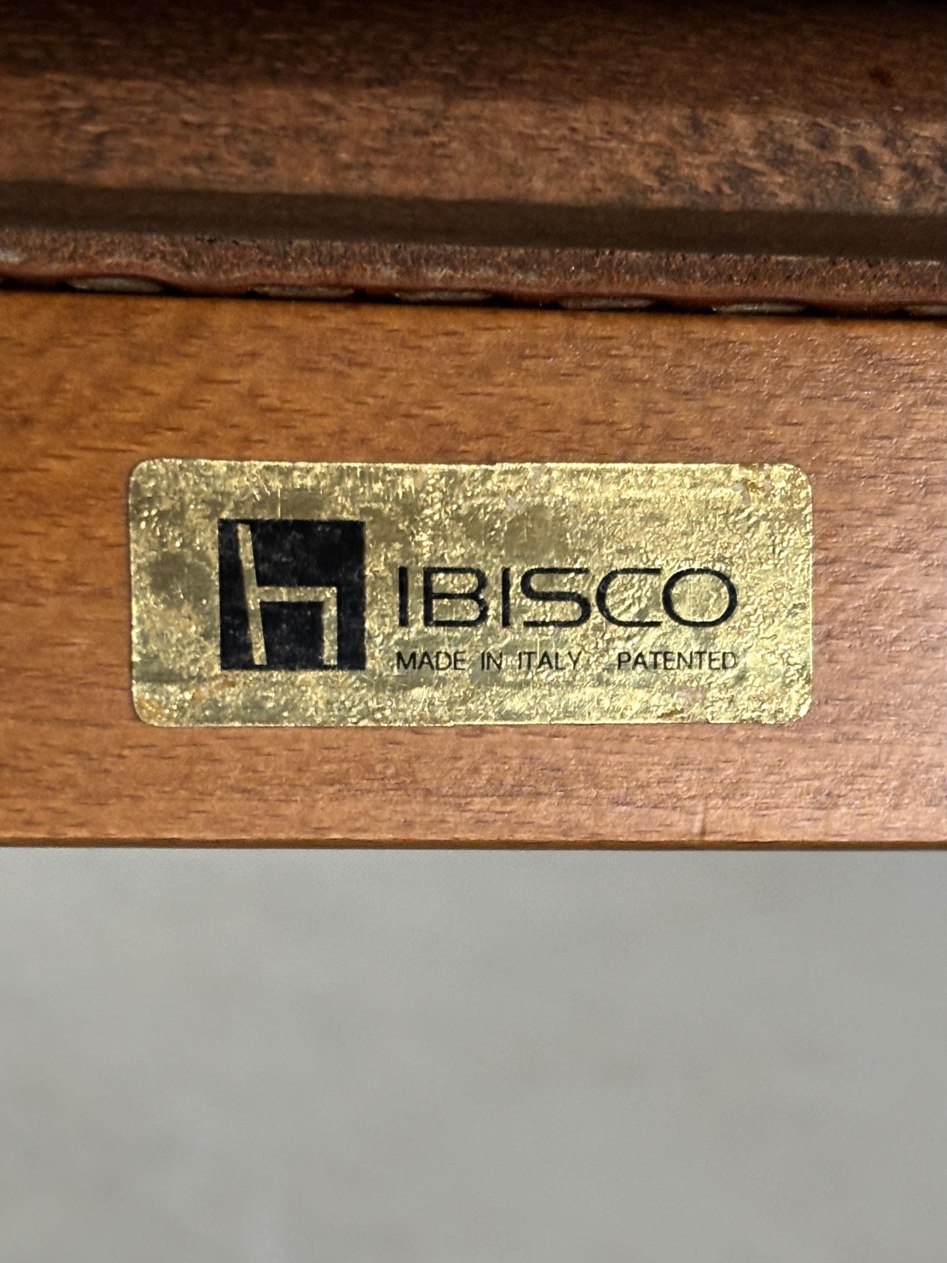 Dining Chairs by Ibisco Sedie in Cognac Leather