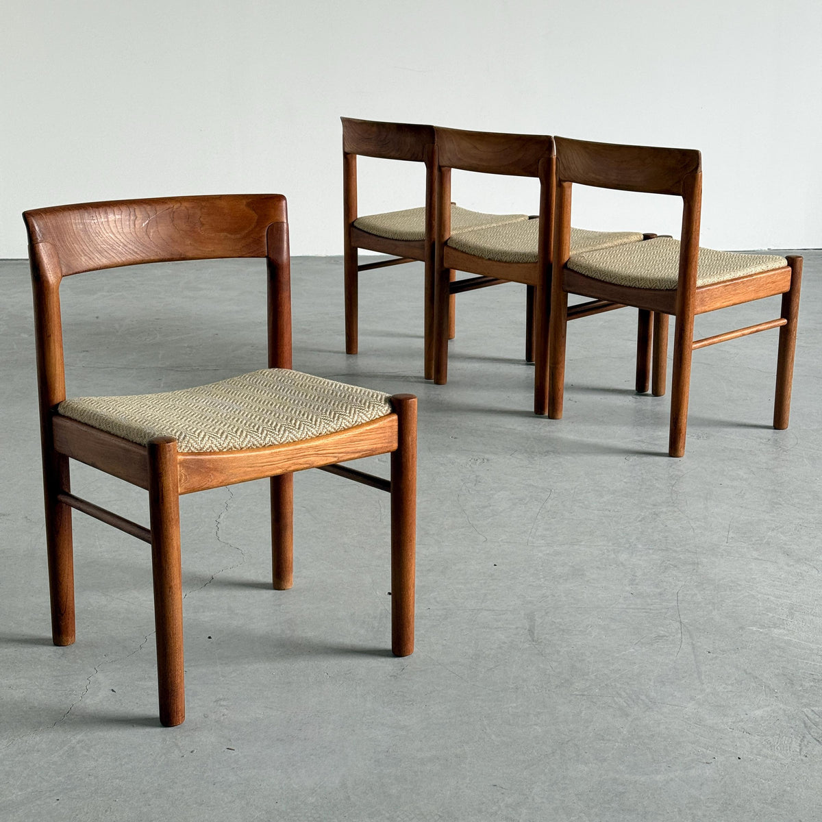 Teak Dining Chairs Produced by Bramin