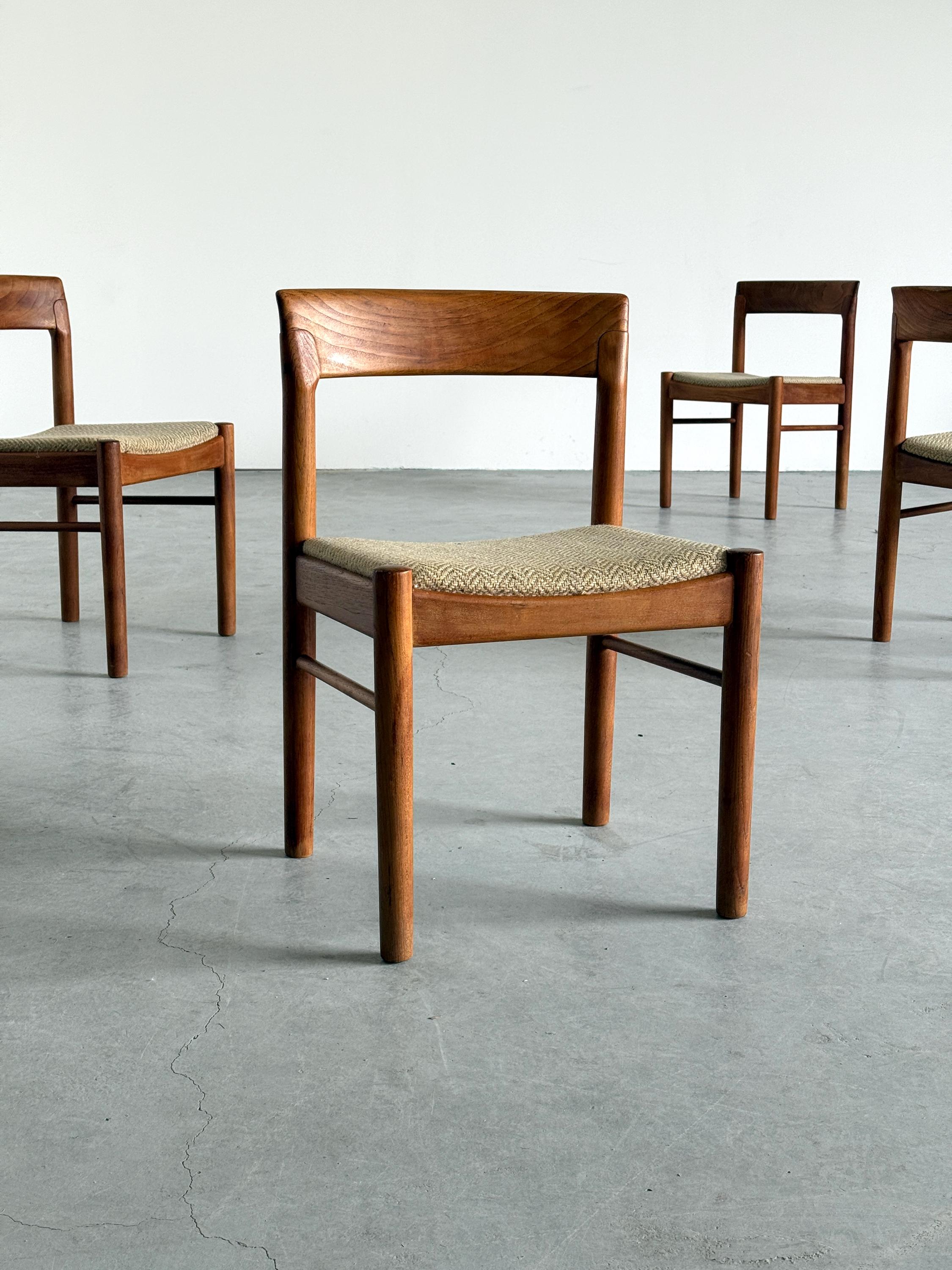Teak Dining Chairs Produced by Bramin