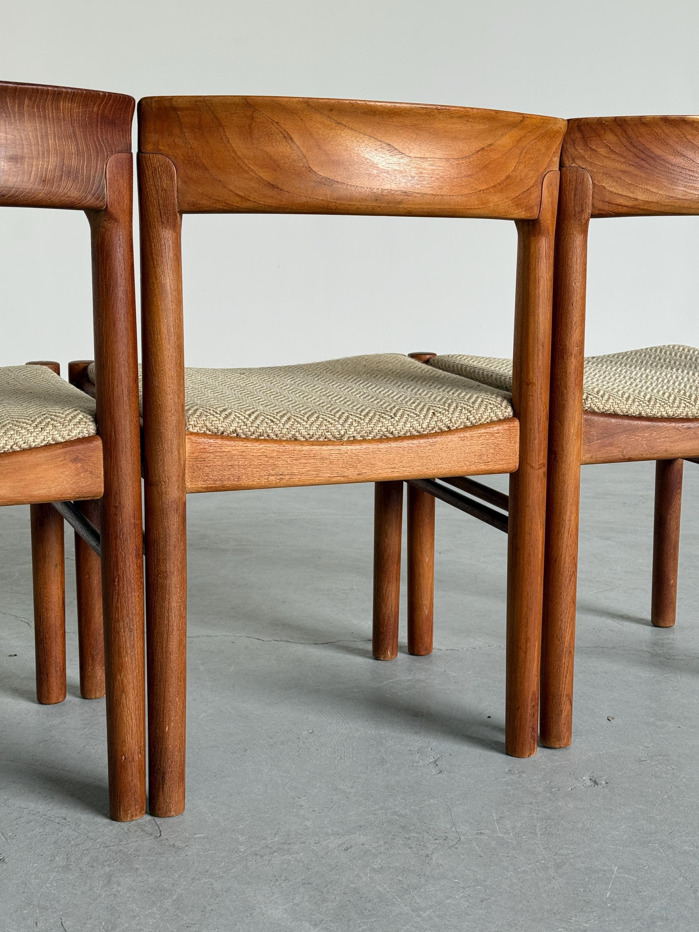 Teak Dining Chairs Produced by Bramin