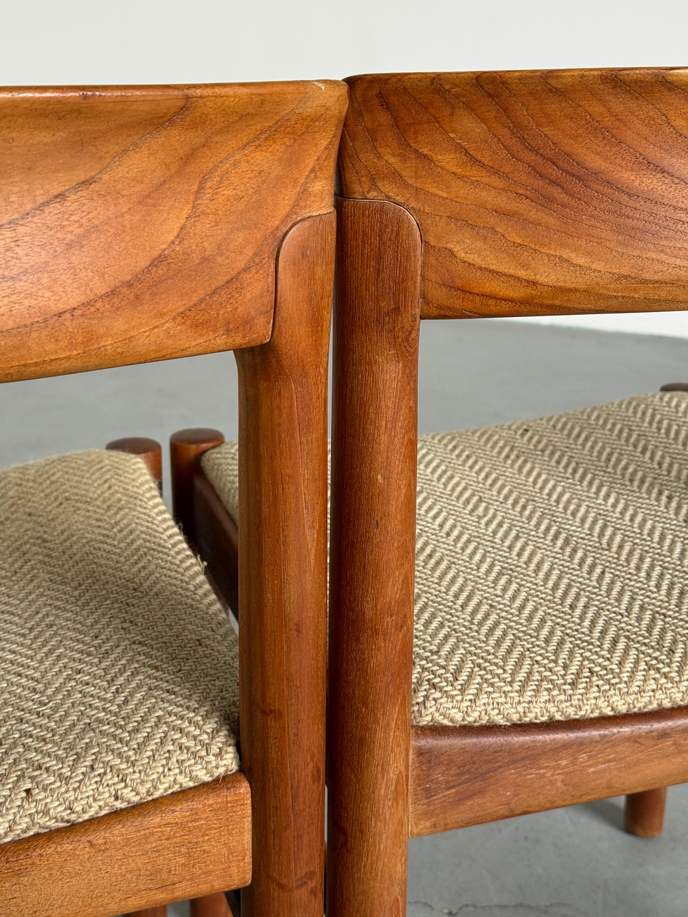 Teak Dining Chairs Produced by Bramin