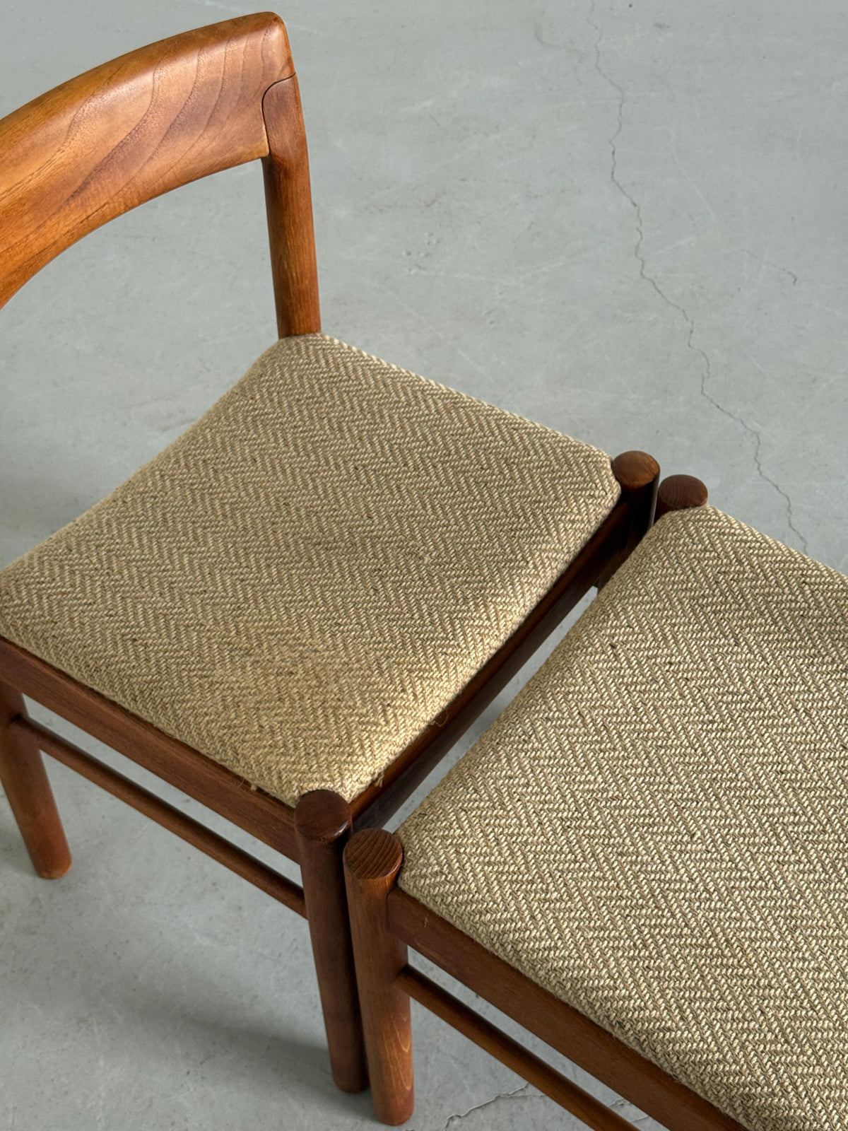 Teak Dining Chairs Produced by Bramin