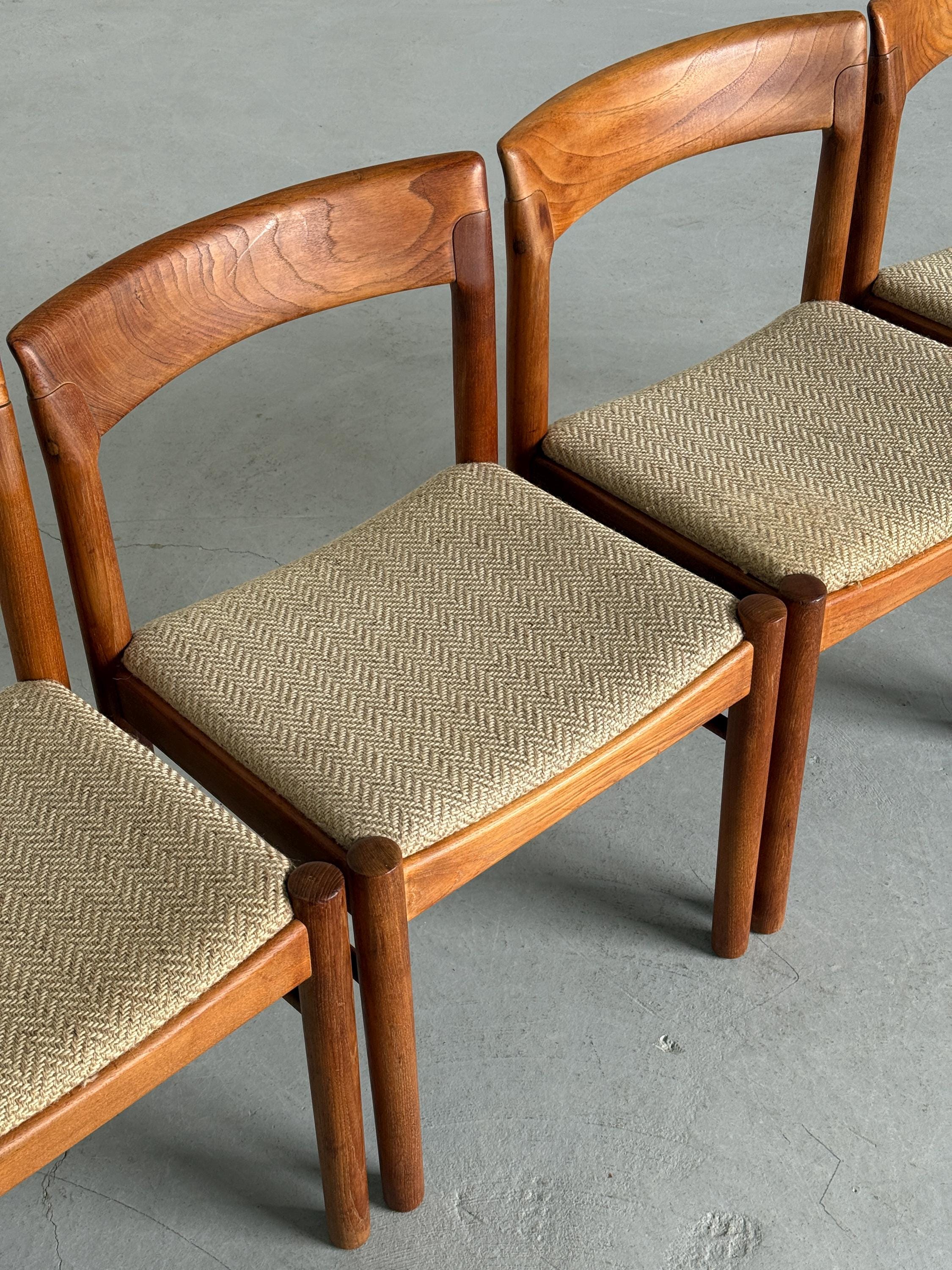 Teak Dining Chairs Produced by Bramin