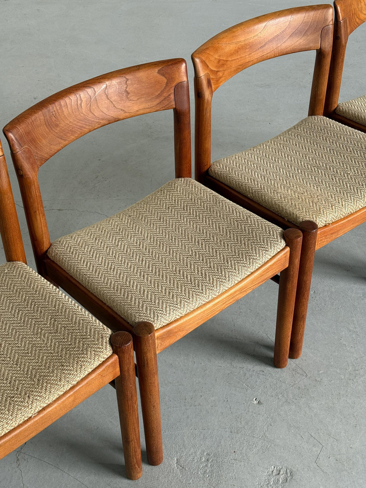Teak Dining Chairs Produced by Bramin