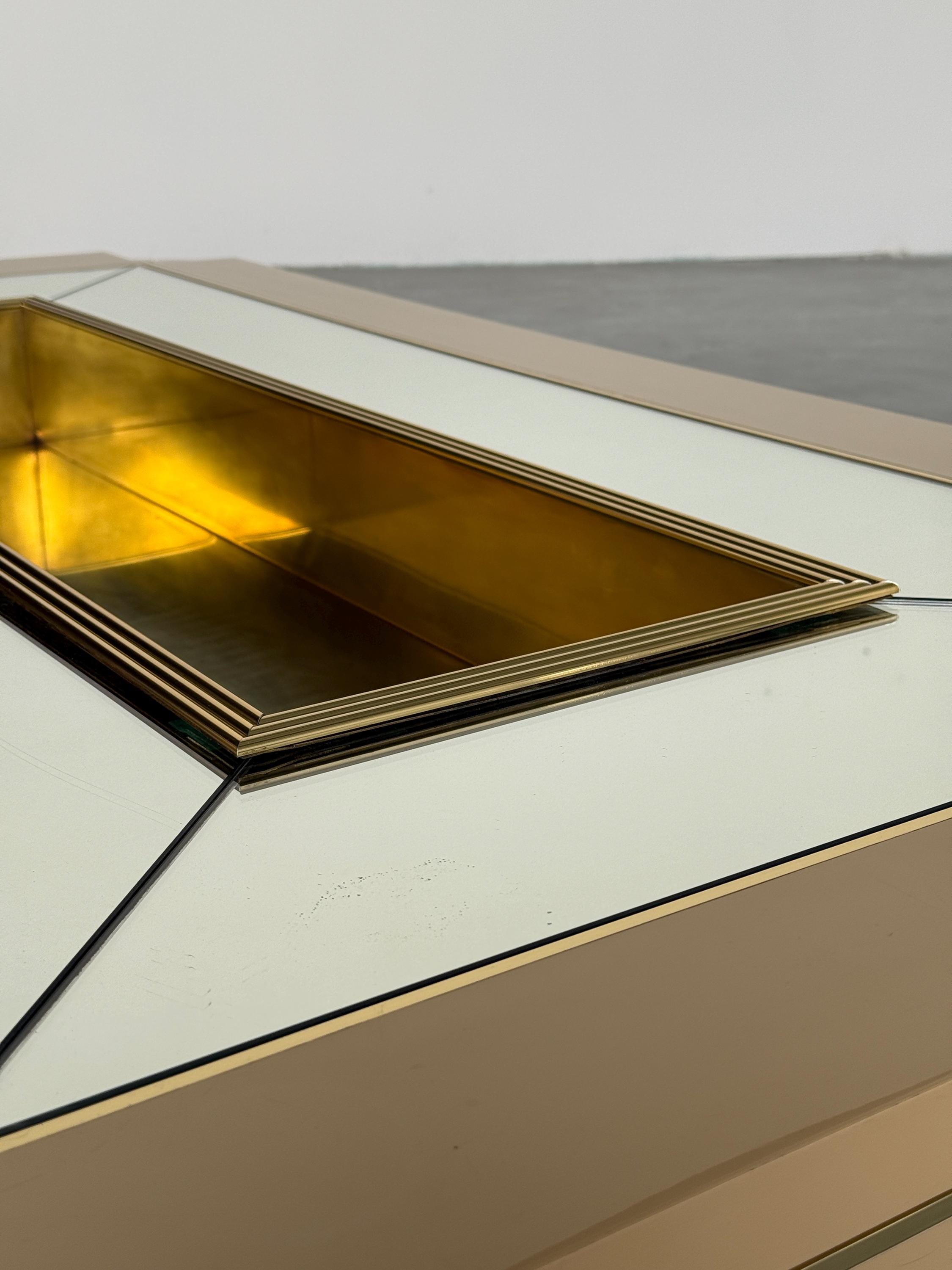 Alain Delon Coffee Table For Maison Jansen