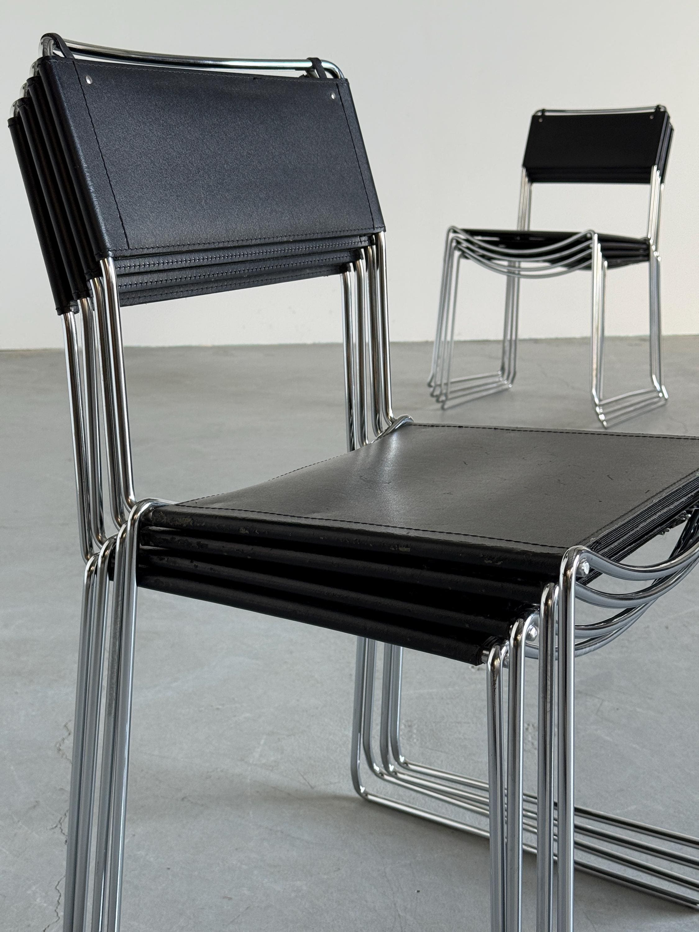 Dining Chairs in the Style of Giandomenico Belotti